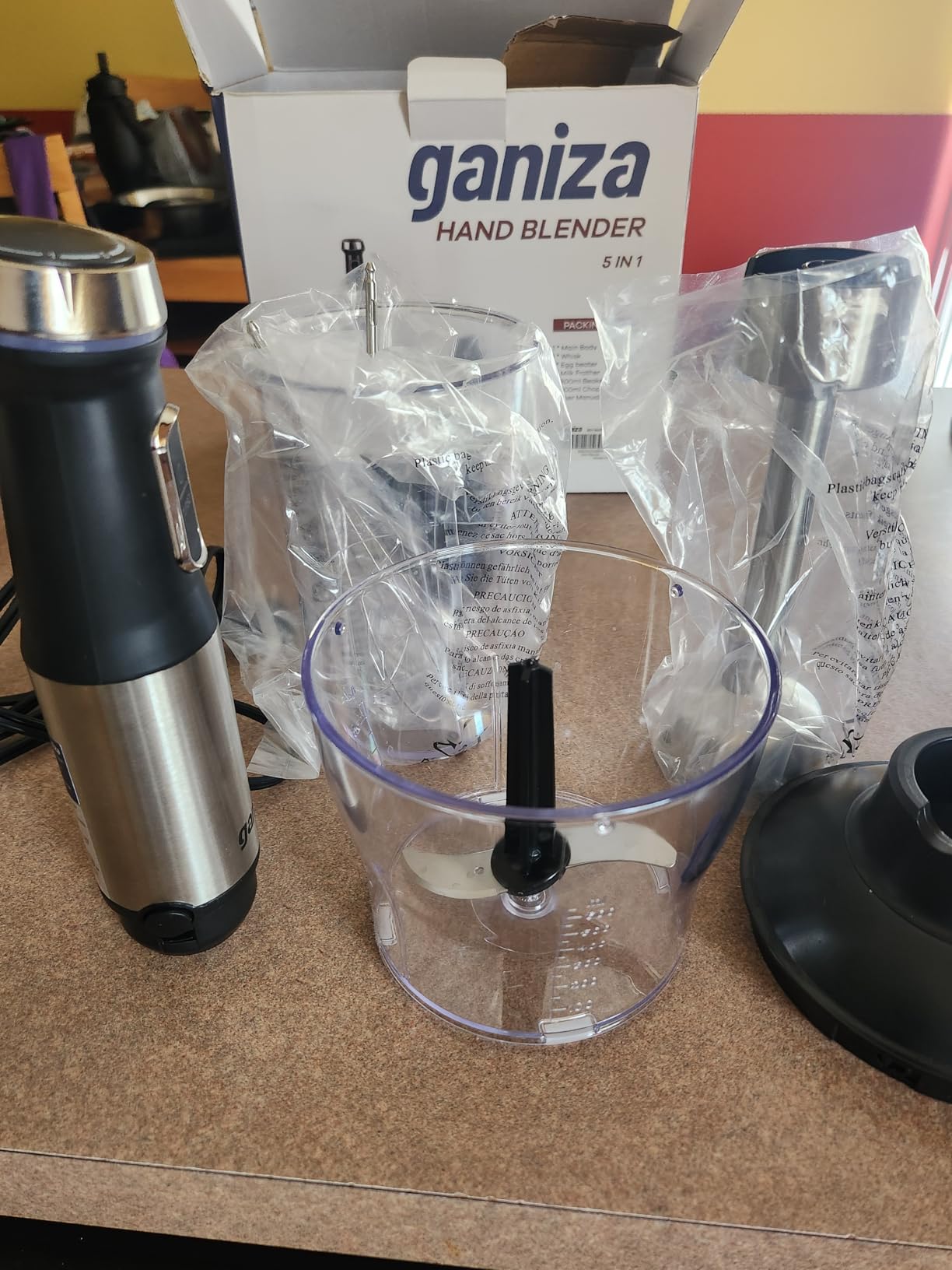 Ganiza Immersion Blender 5 in 1 Hand Blender Max 1000W Heavy Duty Motor customer photo 1