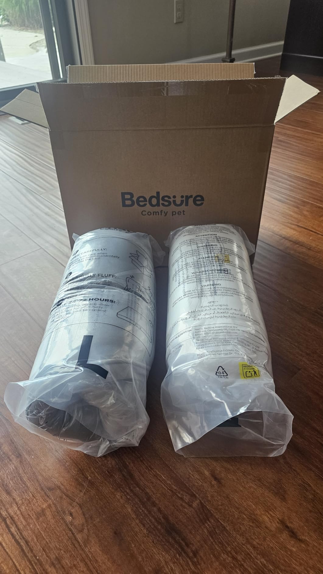 Bedsure Orthopedic Dog Beds Large Sized Dog with Removable Washable Cover customer photo 1
