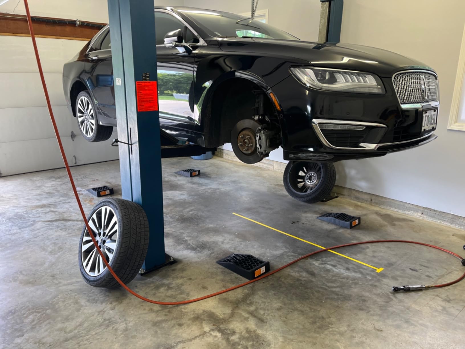 OULEME Low Profile Car Service Ramp, for Oil Changes & Maintenance, 2 Pack customer photo 1