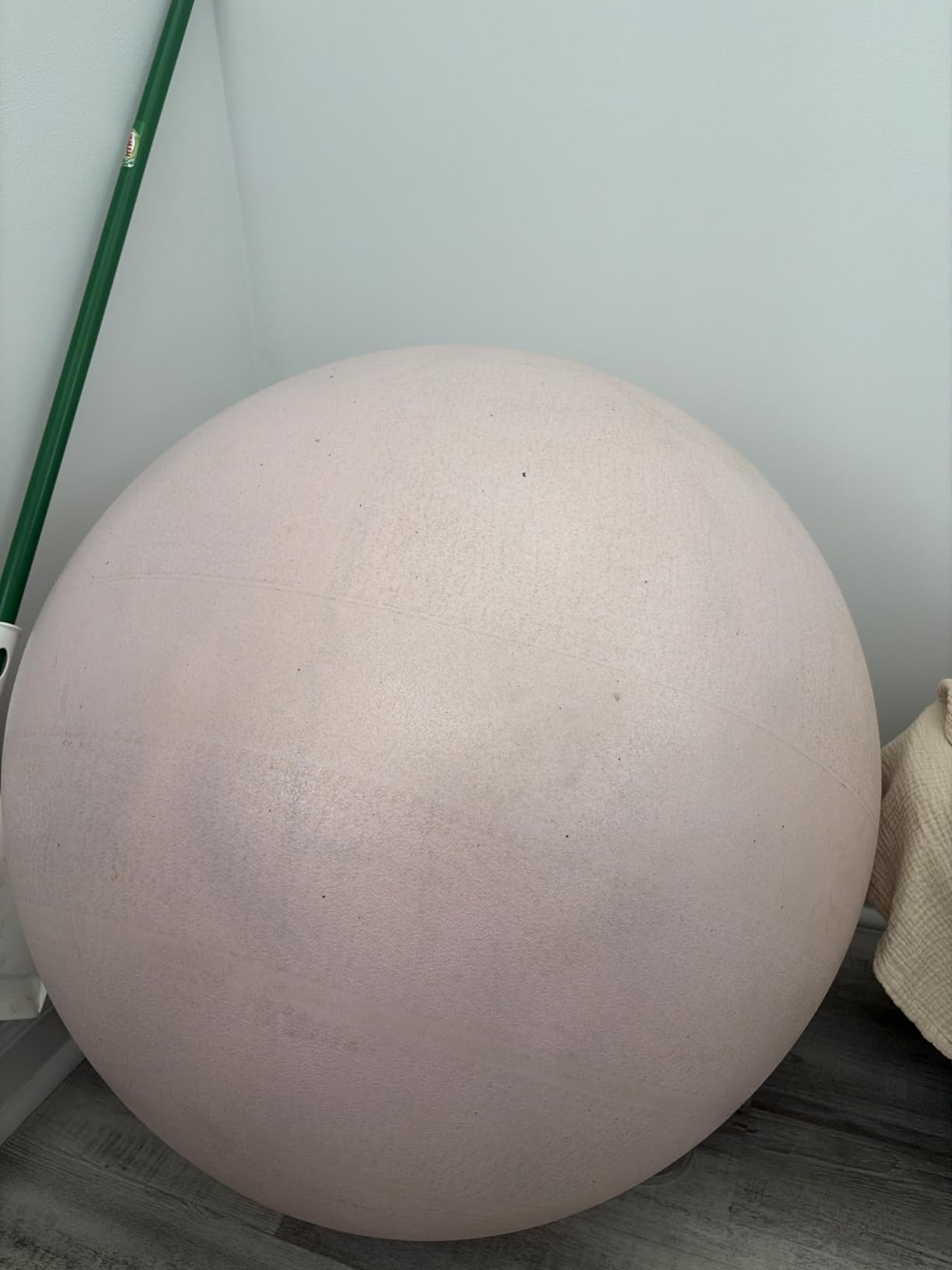 YOTTOY Anti-Burst Exercise Ball for Working Out, Yoga & Pregnancy, Extra Thick Workout Ball for Physical Therapy & Fitness customer photo 1