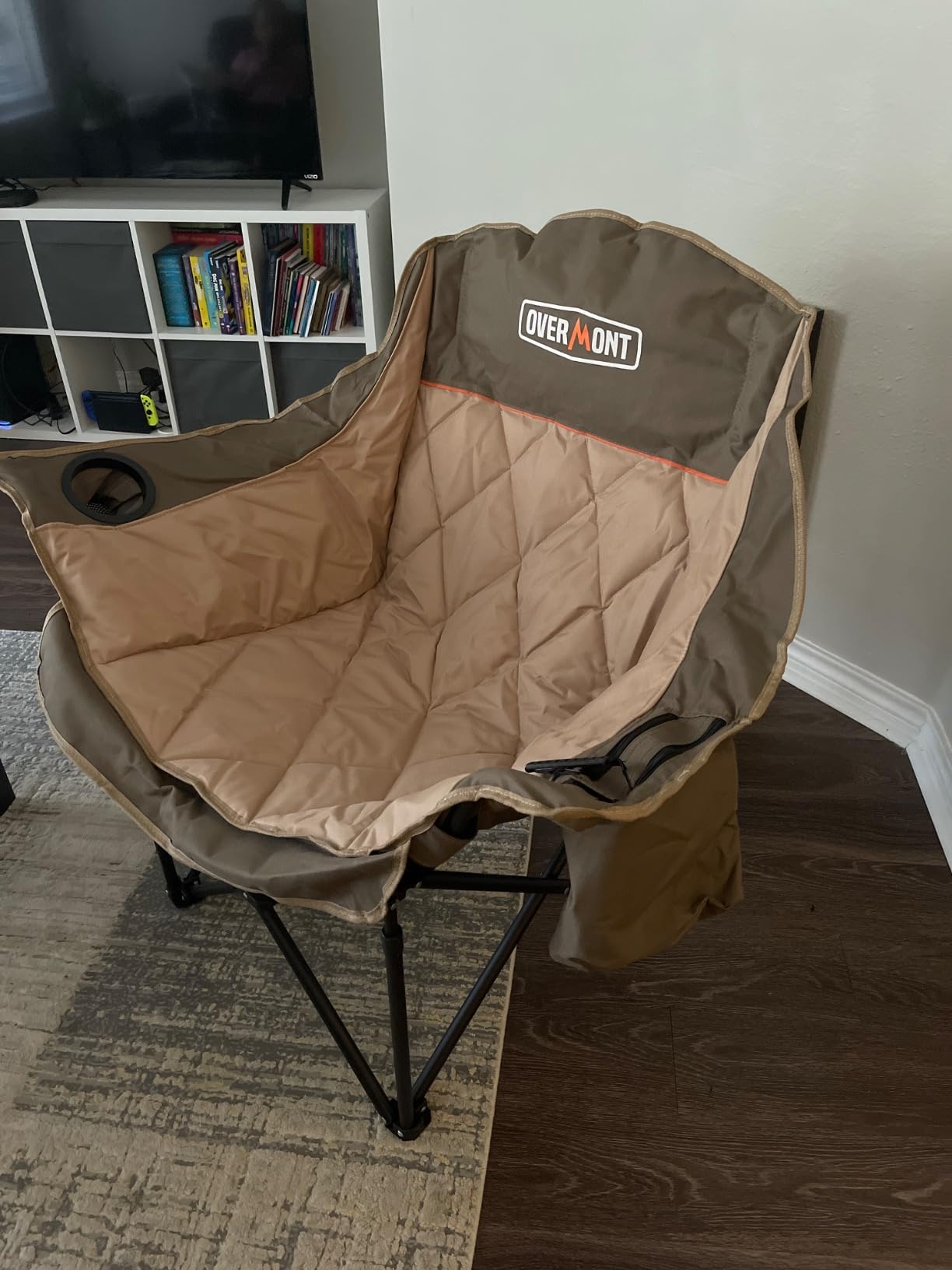 Overmont Oversized Camping Chair for Adults - 450 lb Fully Padded High Back customer photo 2
