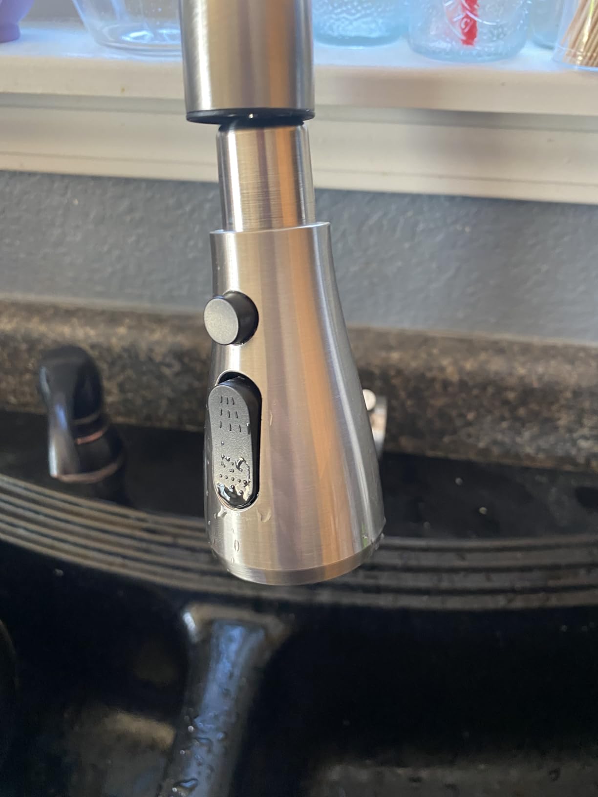 VFAUOSIT Touchless Kitchen Faucet with Pull Down Sprayer, Brushed Nickel customer photo 1