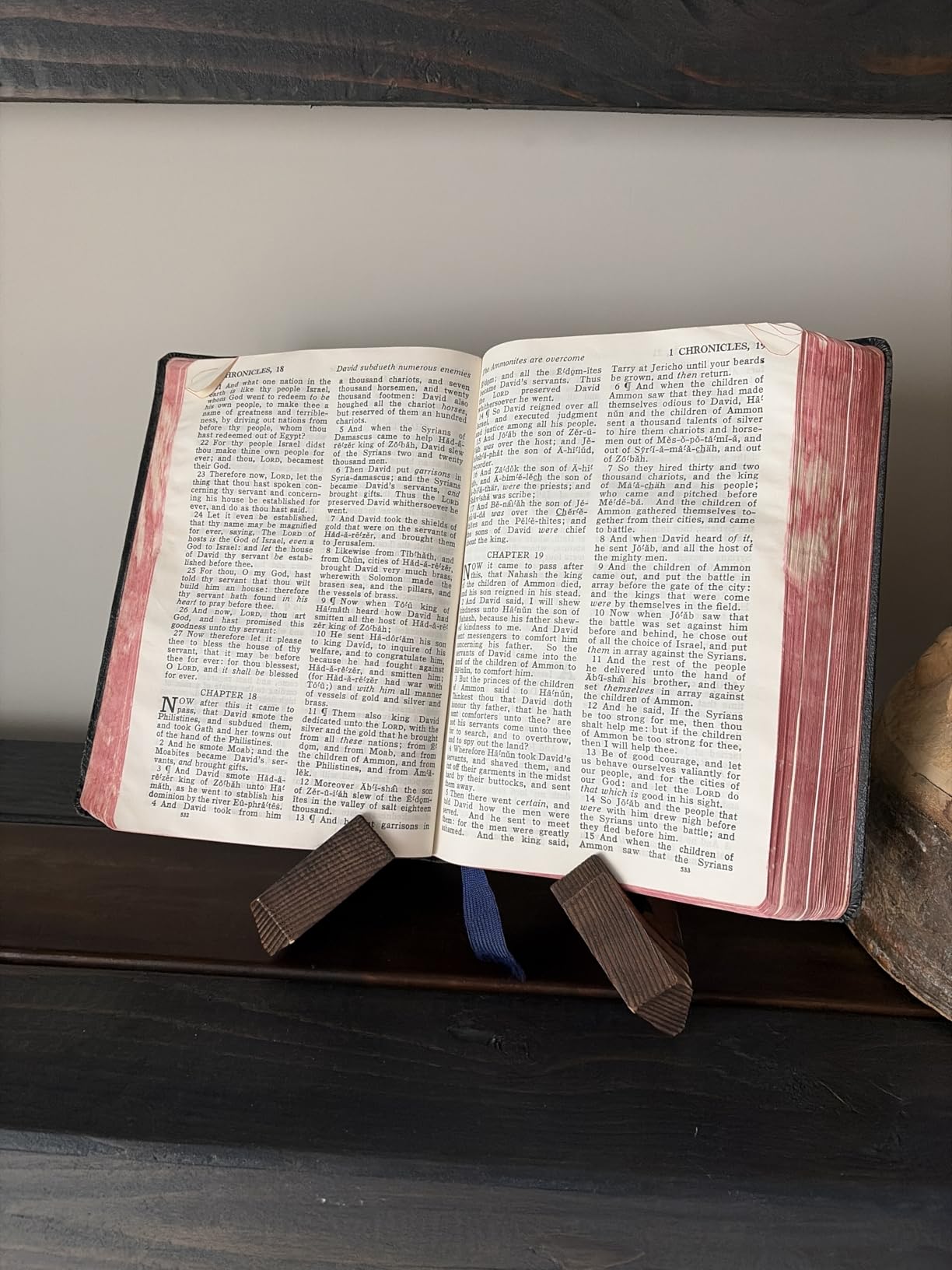Cookbook Stand, Wooden Recipe Book Holder customer photo 1
