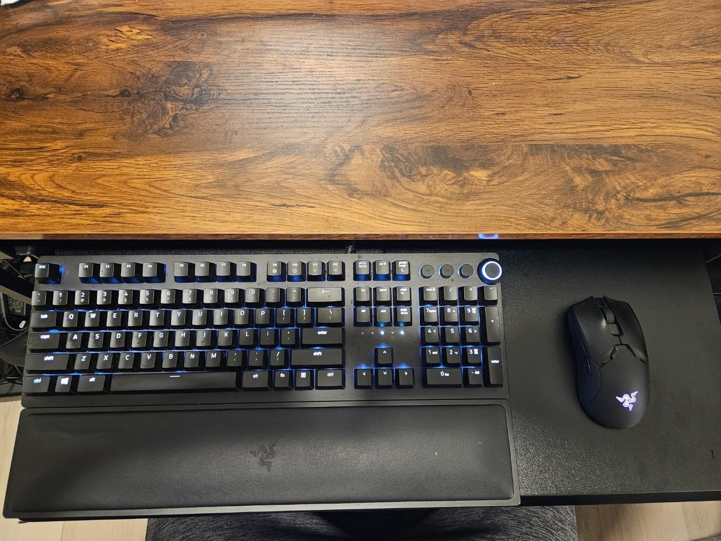 VIVO Black Extra Large Clamp-on 34 x 11 in Keyboard Tray, MOUNT-KB15EB customer photo 2