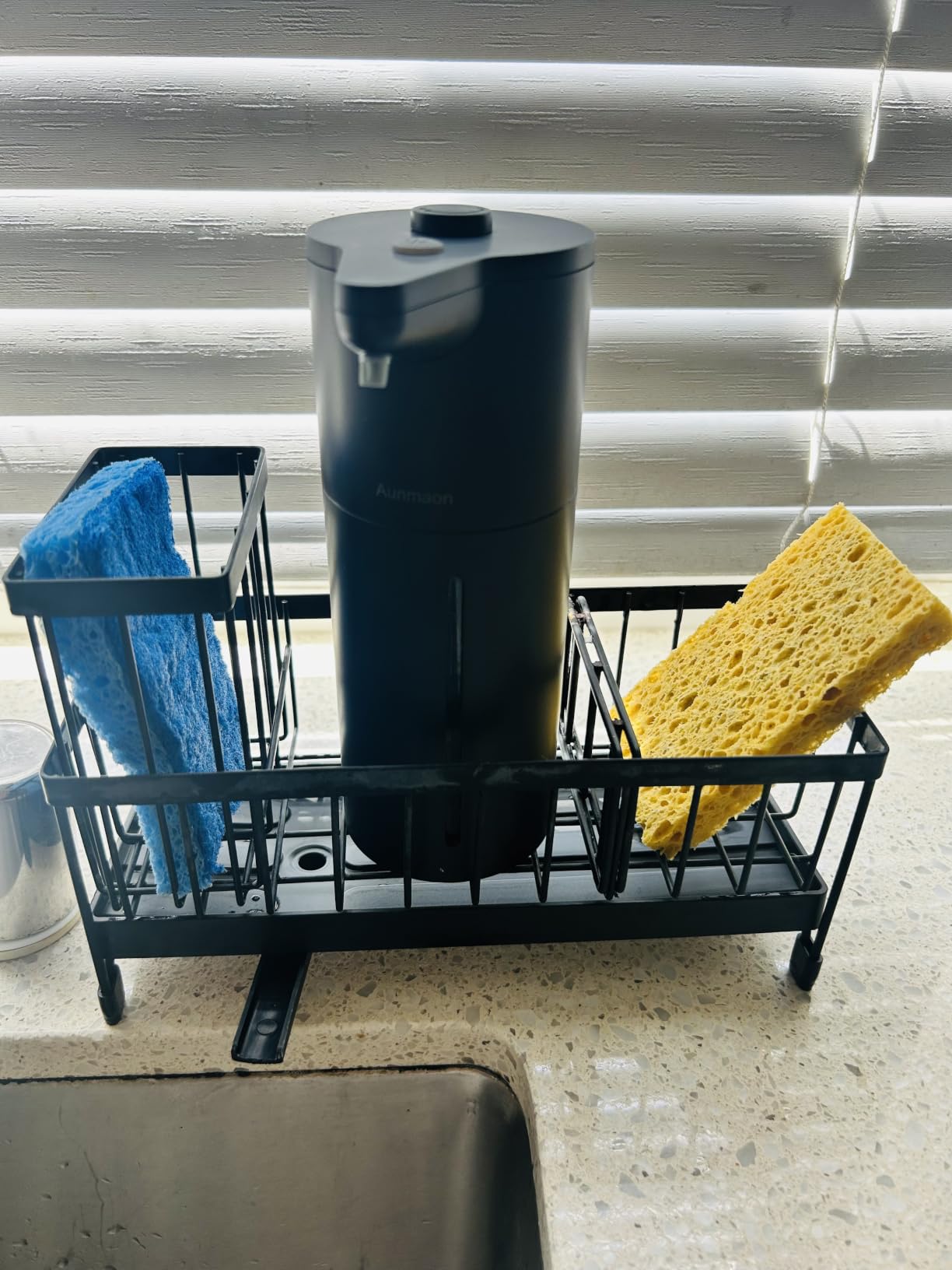 Cisily Sponge Holder for Kitchen Sink, Sink Organizer with Brush Holder customer photo 1