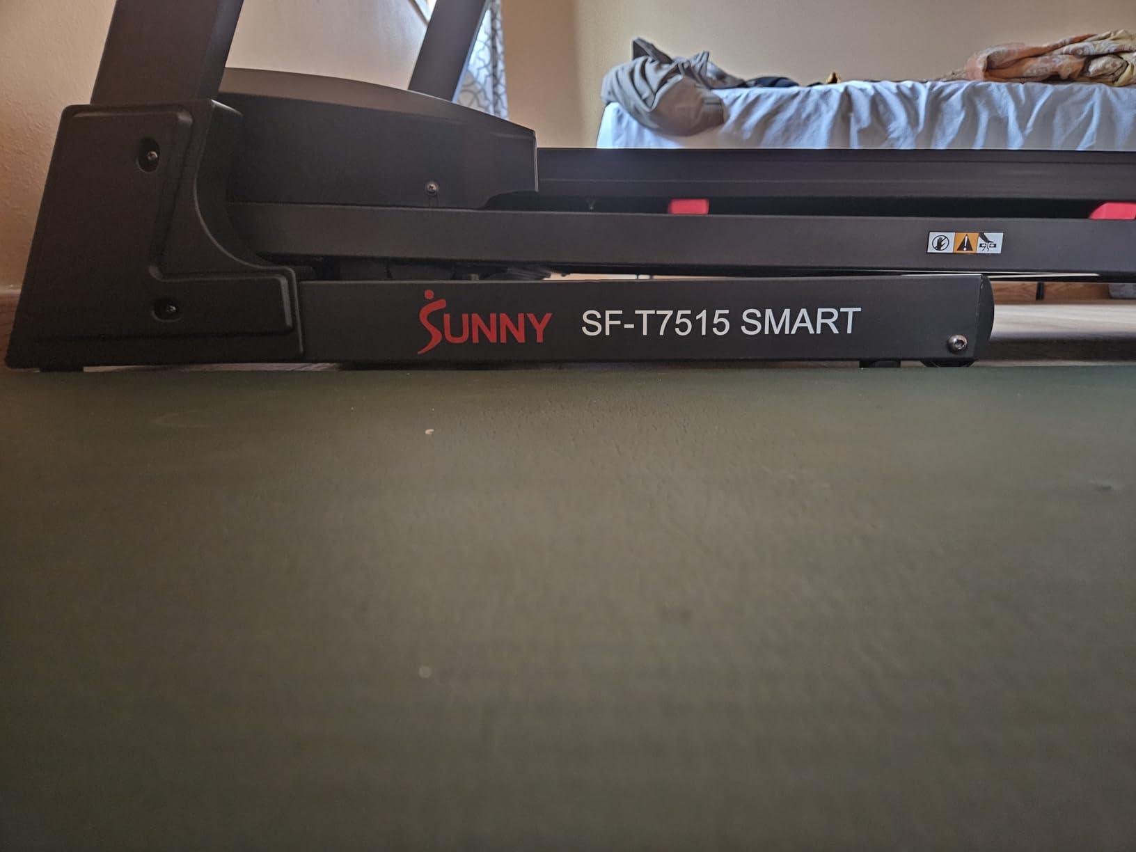 Sunny Health & Fitness Smart Wi-Fi Treadmill with Auto Incline customer photo 1