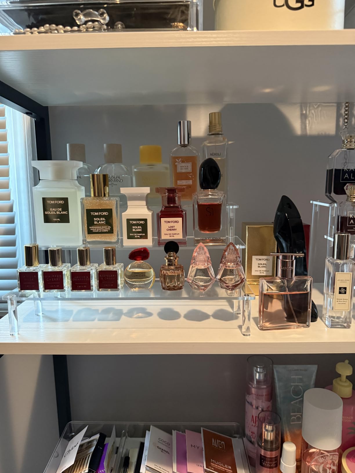 Acrylic Display Risers, 3 Tier Perfume Organizer, Clear Cupcake Stand customer photo 1