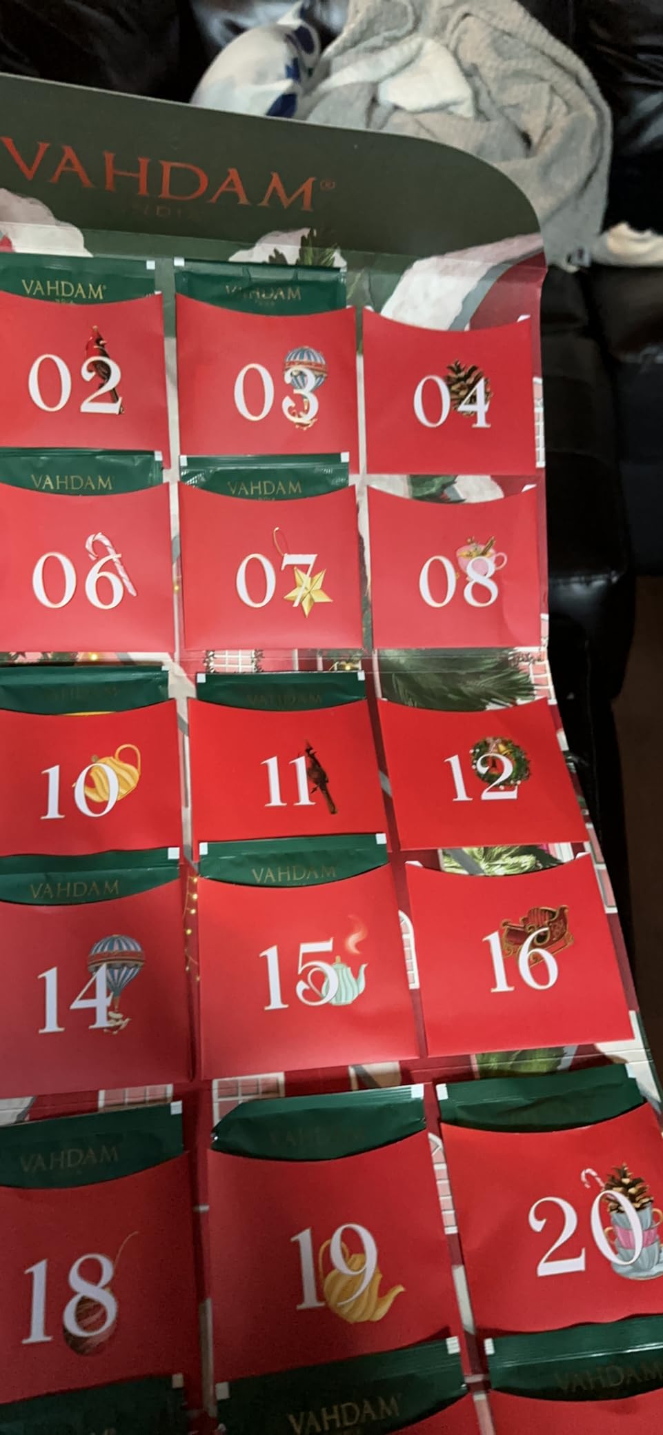 VAHDAM Tea Advent Calendar 2026-24 Days Christmas Tea Gift Set | 24 Unique Tea Bag Flavors, Folding Gift Box | Holiday Advent Calendar for Adults, Women & Men customer photo 2