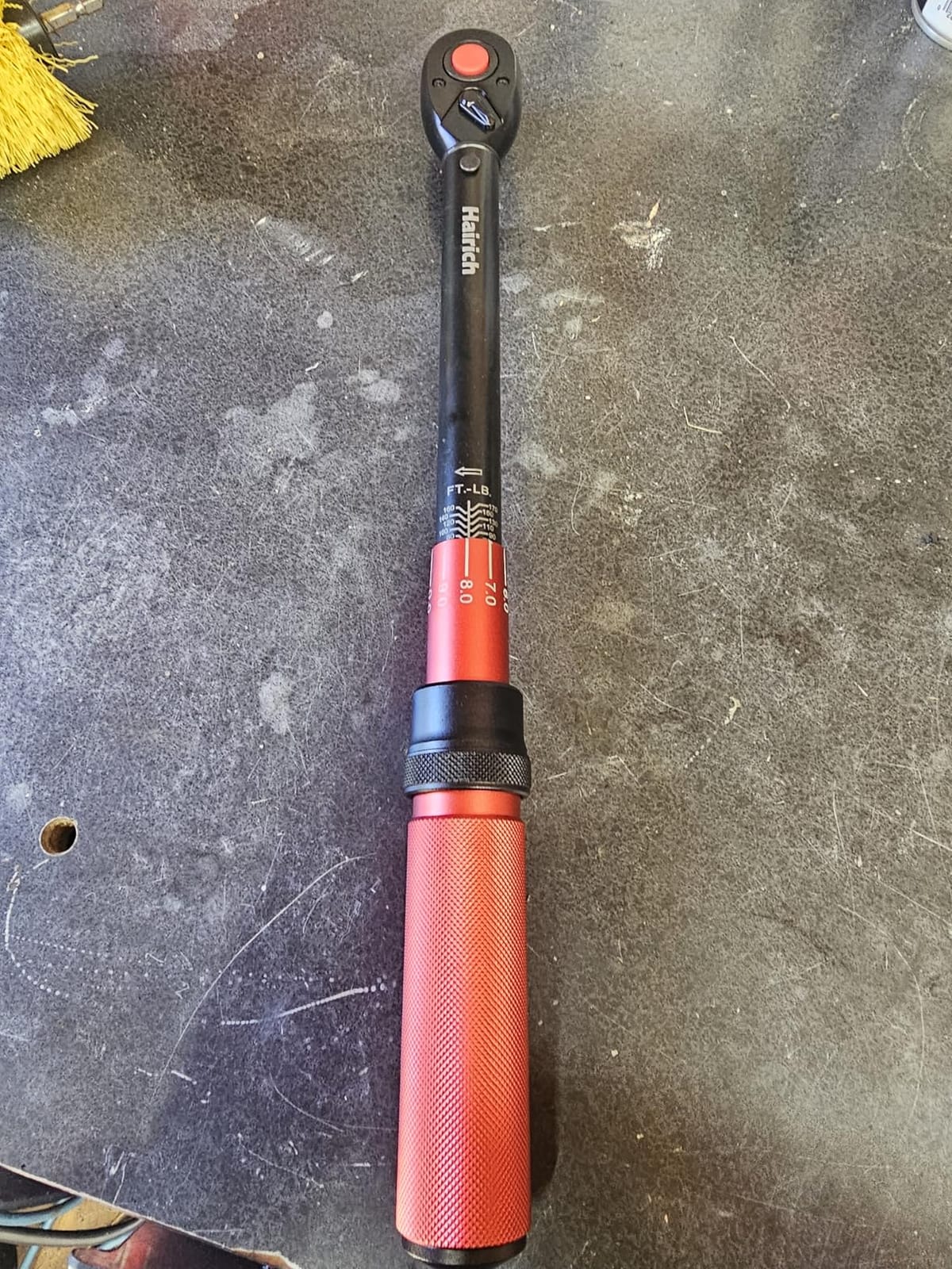 Hairich torque wrench 1/2, 10-170ft.lb/13.6-230Nm, ±3% HIGH PRECISION customer photo 1