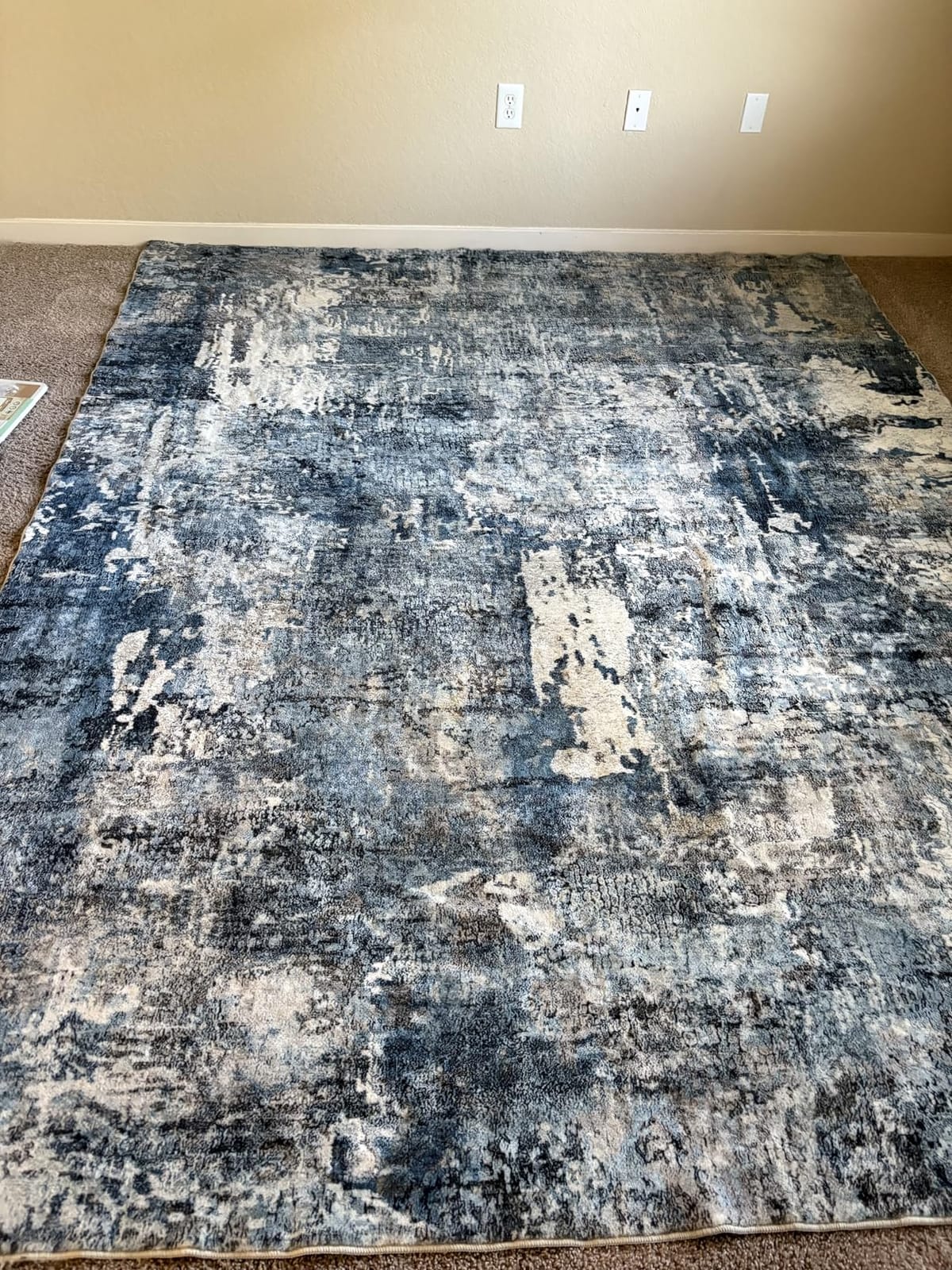 Runner Rug Hallway Runner Rug Washable Kitchen Runner Rugs with Rubber Backing 2'6''x8' 100% Polyester Vintage Rug for Entryway Indoor, Kitchen, Laundry, Bedroom (Grey and Brown) customer photo 2