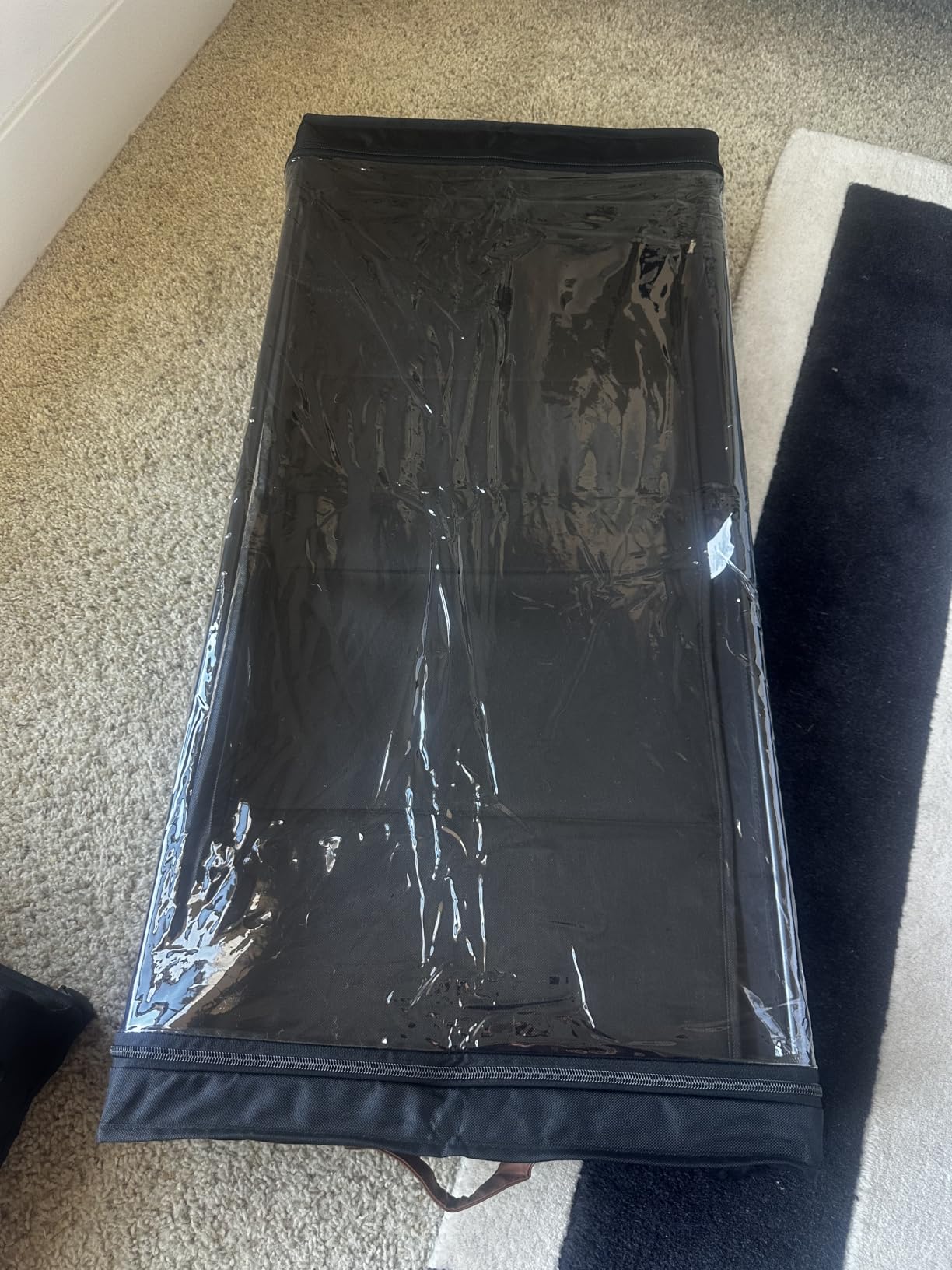 Yecaye Under Bed Storage with Wheels, 2Pack Under Bed Storage Containers, Underbed Shoe Storage Organizer, Rolling Under Bed Metal Drawers for Clothes, Blankets(30.71 x 16.93 x 6.69 in) customer photo 1