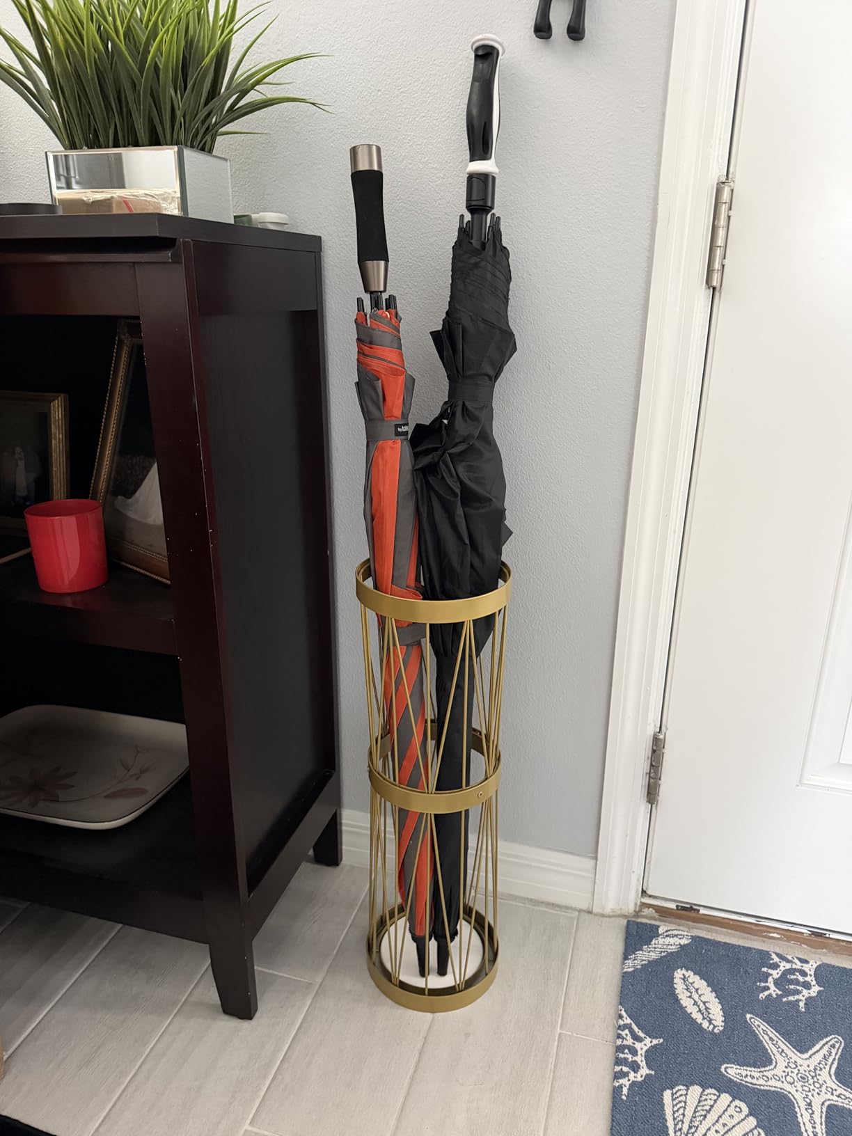 Mango Steam Pluvian Soakstone Umbrella Holder (Regular, Gold) customer photo 2