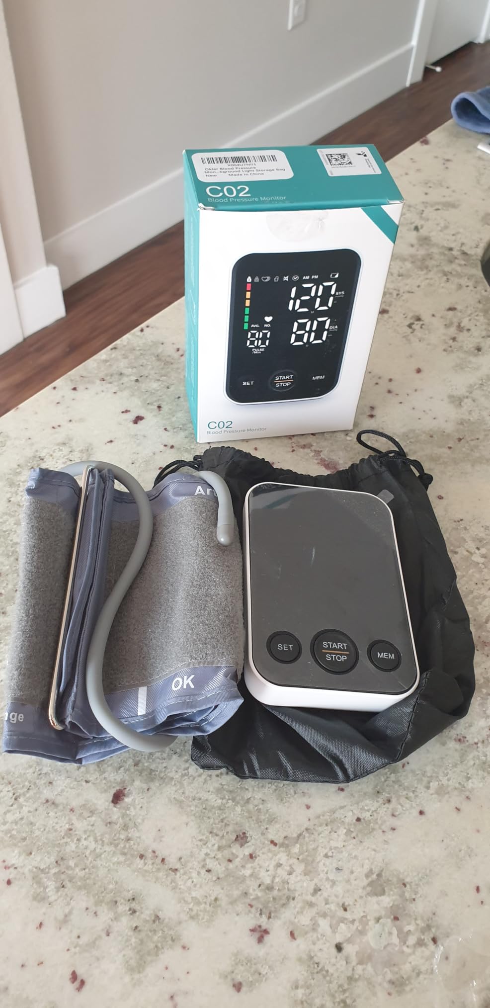 Oklar FDA Cleared Blood Pressure Monitor Upper Arm BP Machine for Home Use customer photo 1
