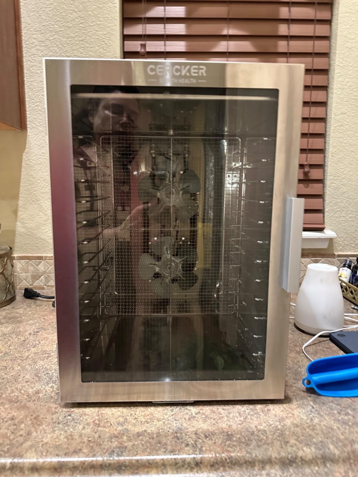 Food-Dehydrator Machine Adjustable Temperature 12 Trays 800W Food Dryer customer photo 2