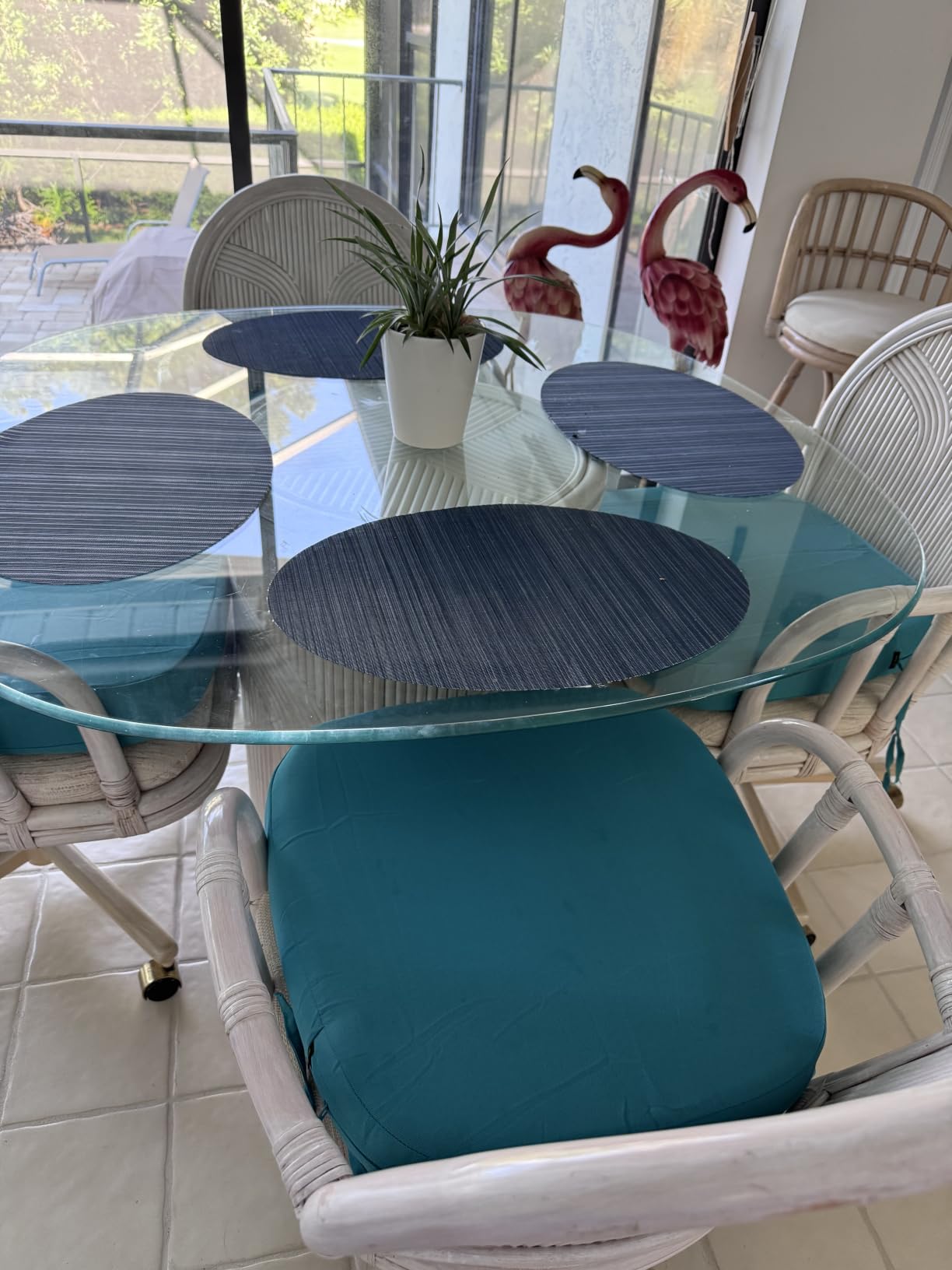 idee-home Outdoor Chair Cushions Set of 2, 19