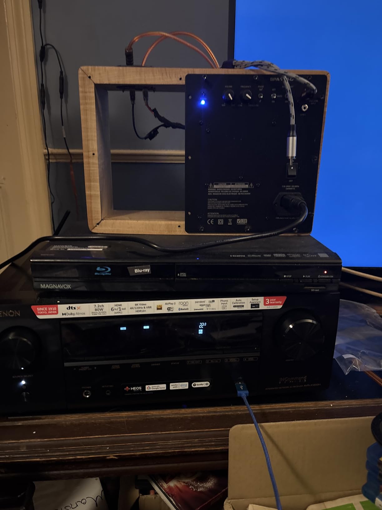 Denon AVR-X1800H 7.2 Channel AV Stereo Receiver (80W x 7), WiFi, Bluetooth customer photo 2