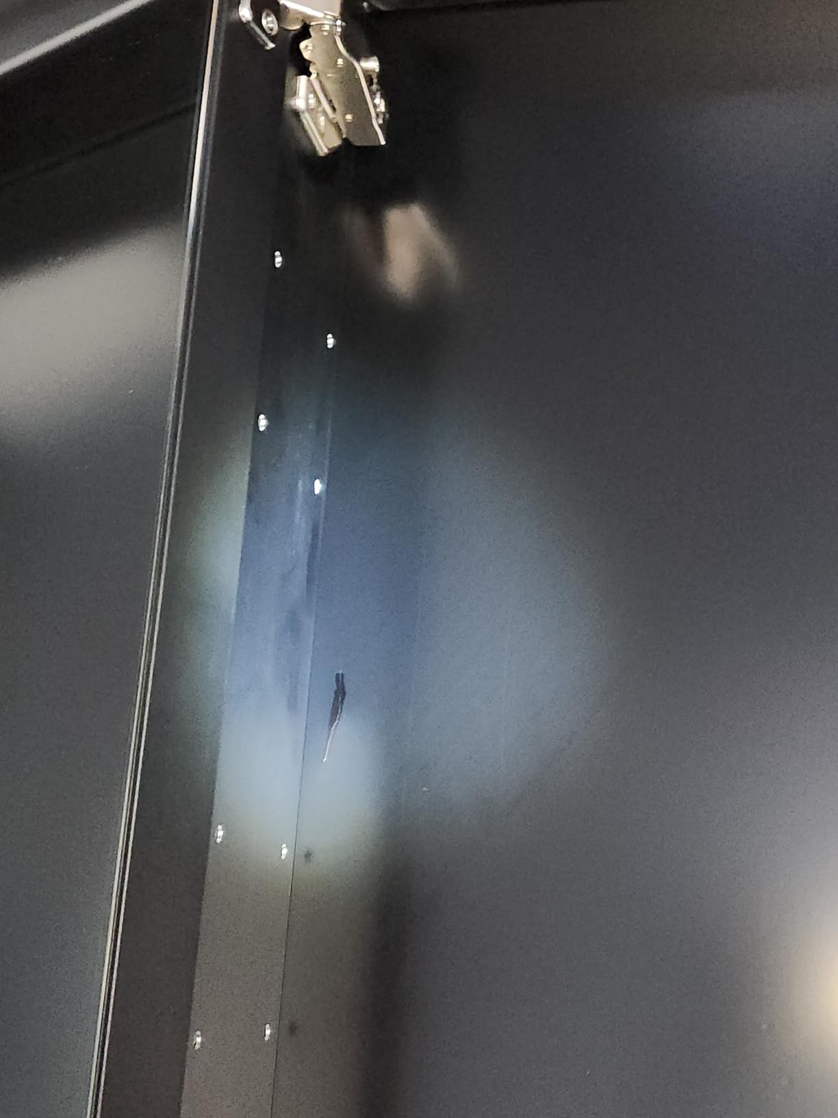 20 * 28 Left Hinge LED Bathroom Mirror Cabinet, Aluminum Medicine Cabinet customer photo 2