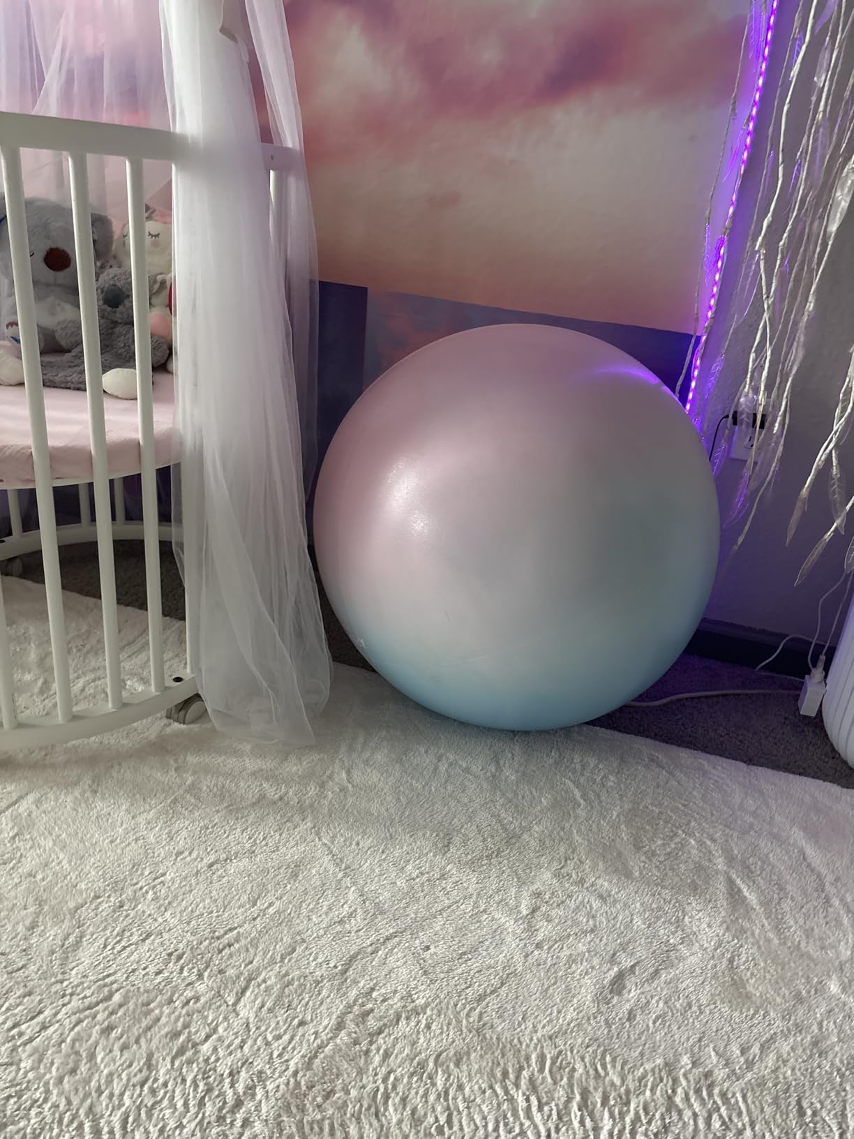 APEXUP Yoga Ball, 660 lbs Anti-Burst Exercise Ball with Pump, 5 Sizes customer photo 2