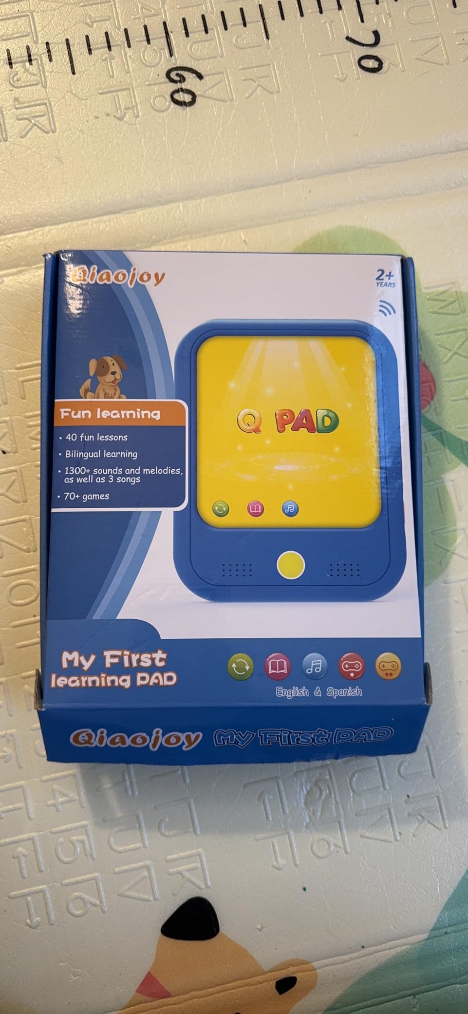 Qiaojoy Kids Learning Tablet Educational Learning Pad for Toddlers 2-5 customer photo 1