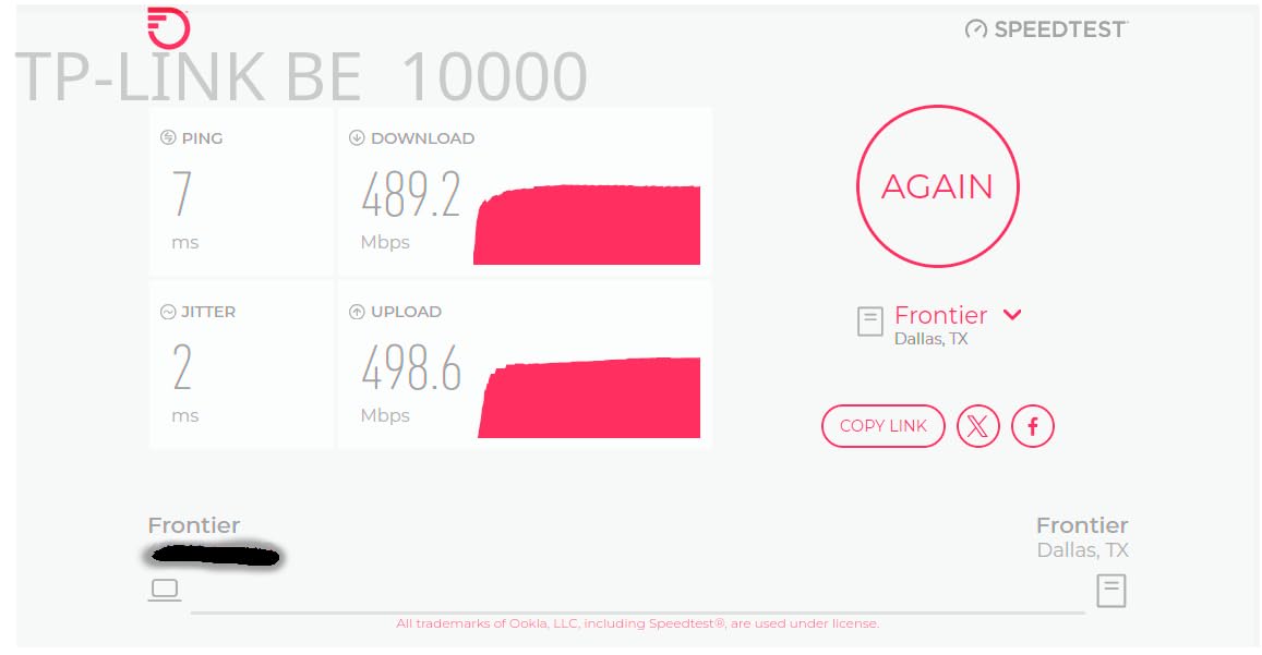 Deco 7 Pro Tri-Band WiFi 7 BE10000 Whole Home Mesh System 6-Stream 10 Gbps customer photo 2