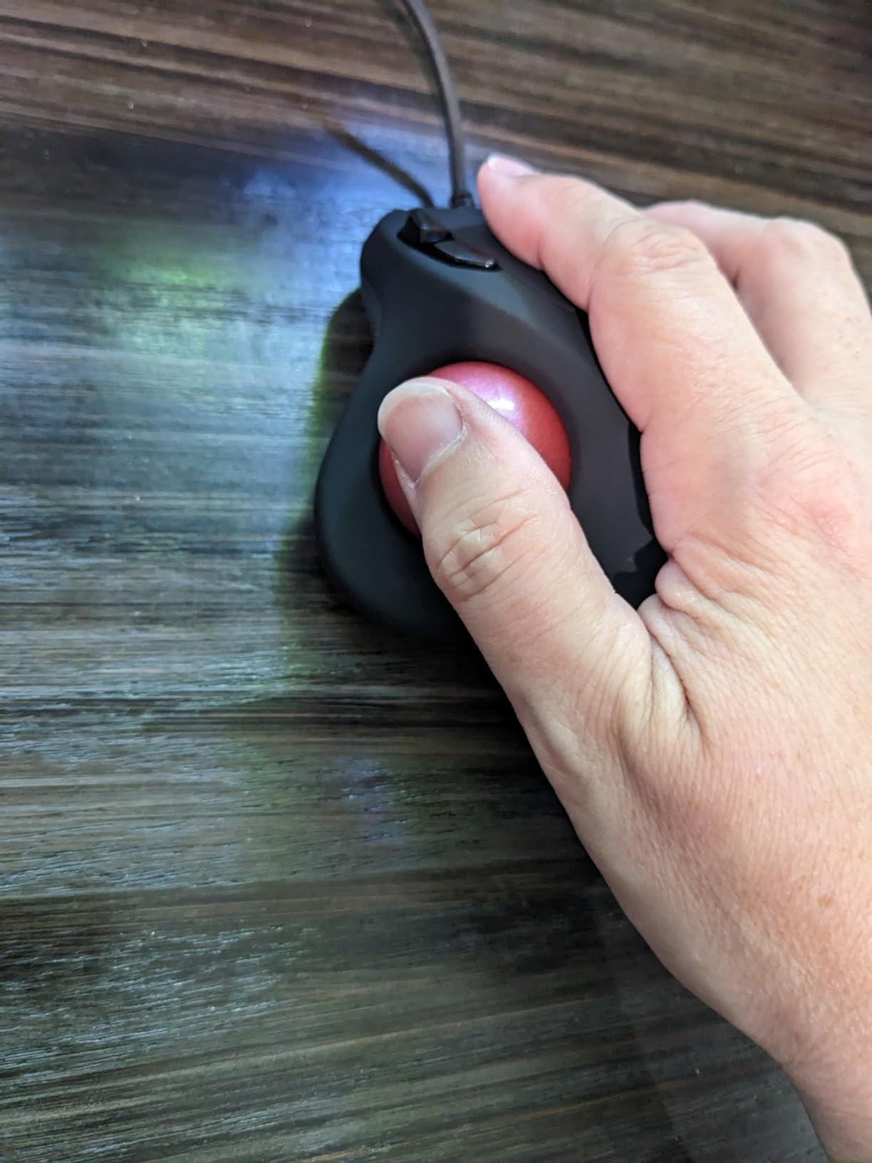 Nulea M509 Wired Trackball Mouse Ergonomic Thumb Control Type C USB customer photo 1