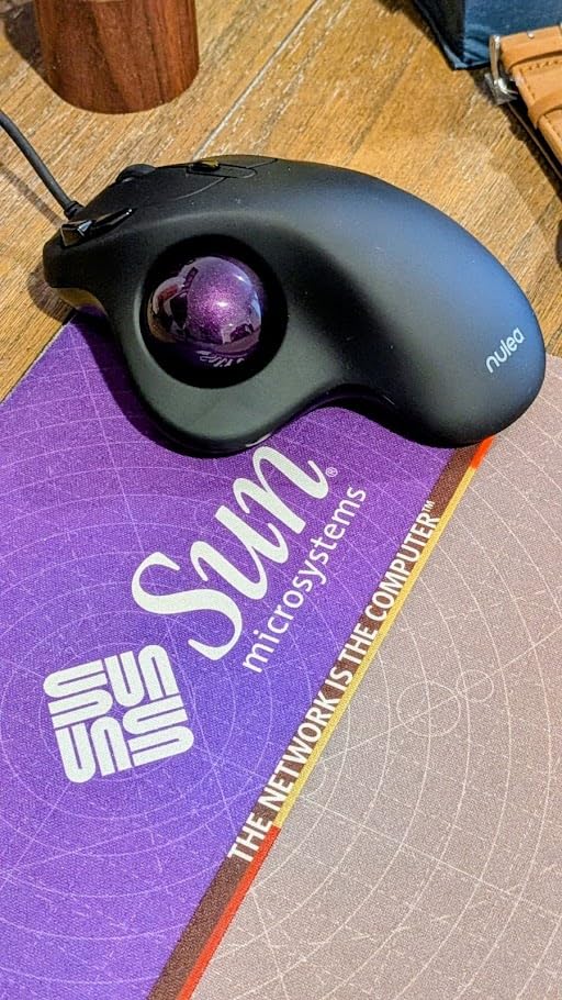Nulea M509 Wired Trackball Mouse Ergonomic Thumb Control Type C USB customer photo 2