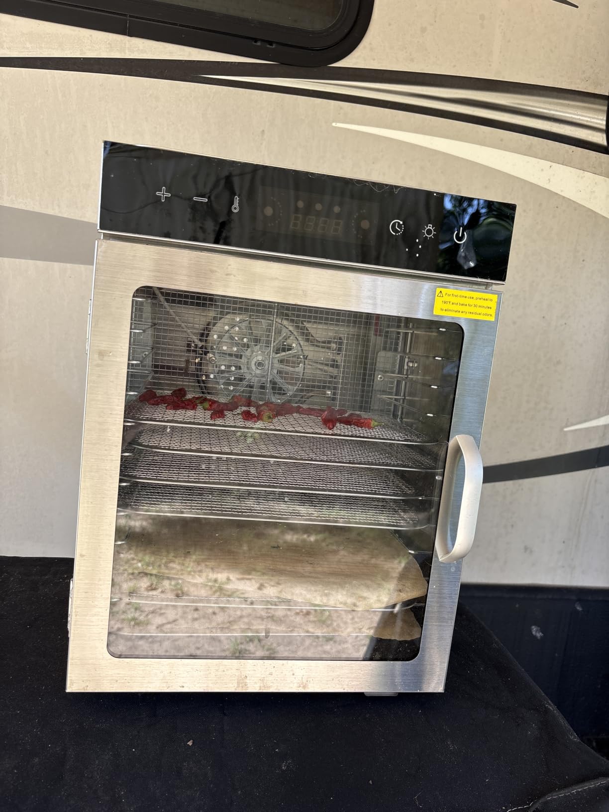 HOPERAN 12 Tray Food Dehydrator Machine for Jerky, Fruit, Herb & Dog Treats customer photo 2