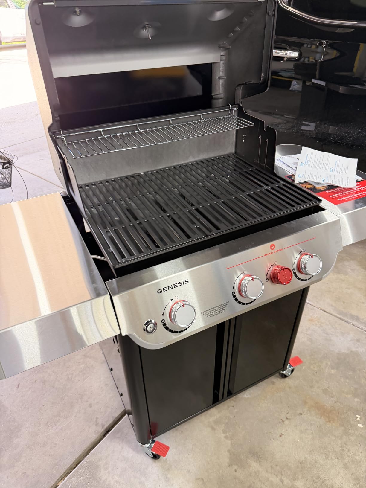 Weber® Genesis E-325 Gas Grill, Outdoor Cooking, Propane Grill, Black customer photo 1