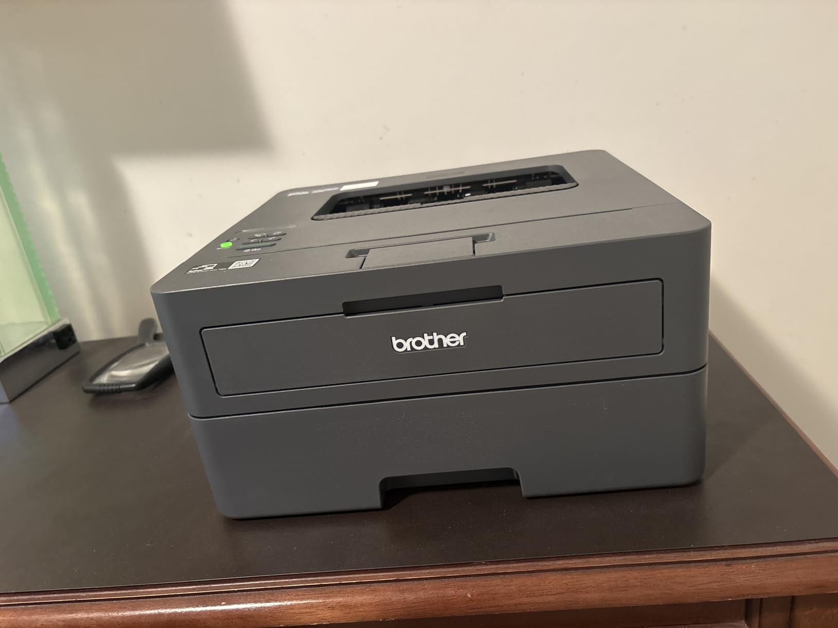 Brother HL-L2405W Wireless Compact Monochrome Laser Printer with Mobile Printing, Black & White Output | Includes Refresh Subscription Trial(1), Works with Alexa customer photo 1