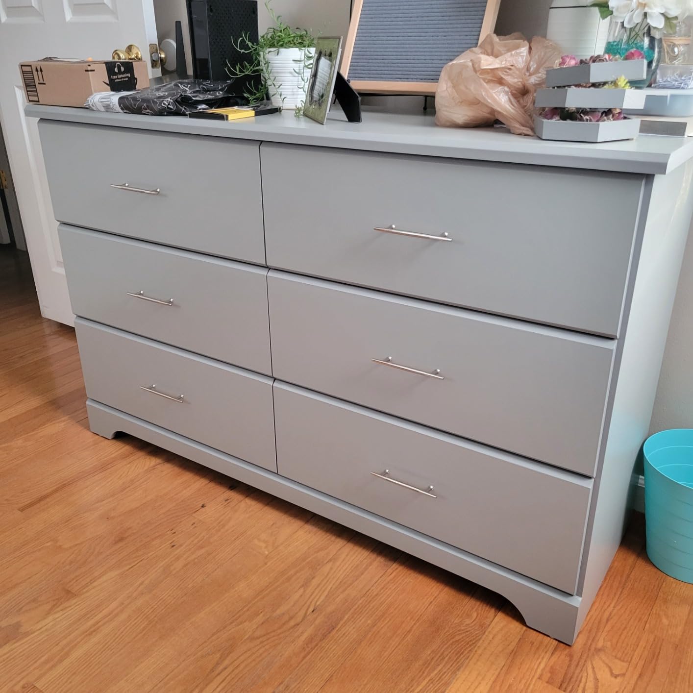 Storkcraft Brookside 6 Drawer Dresser, Driftwood | GREENGUARD Gold Certified, Wood Dresser for Bedroom, Kids & Nursery Storage Chest, Safety Interlocking Drawers, Kids Bedroom customer photo 2