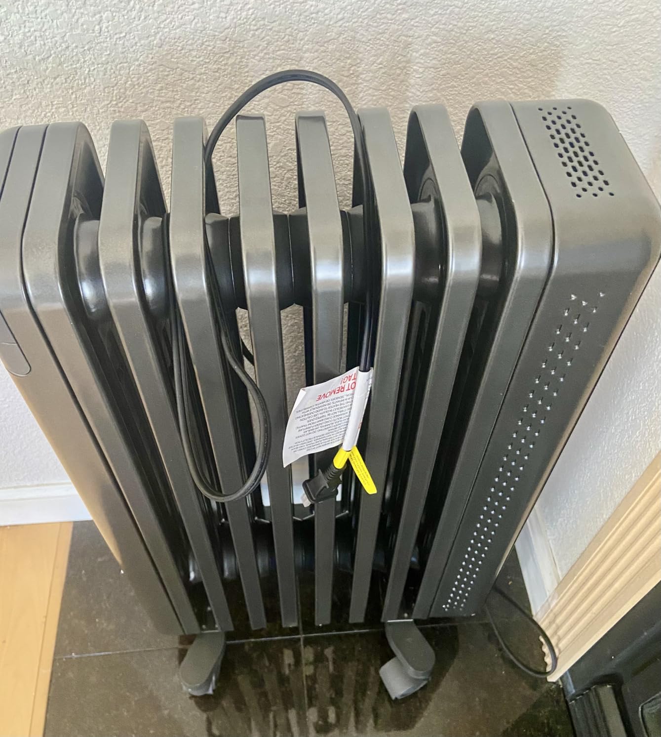 DREO Radiator Heater, 1500W Oil Filled Radiator Heater for Indoor Use customer photo 2