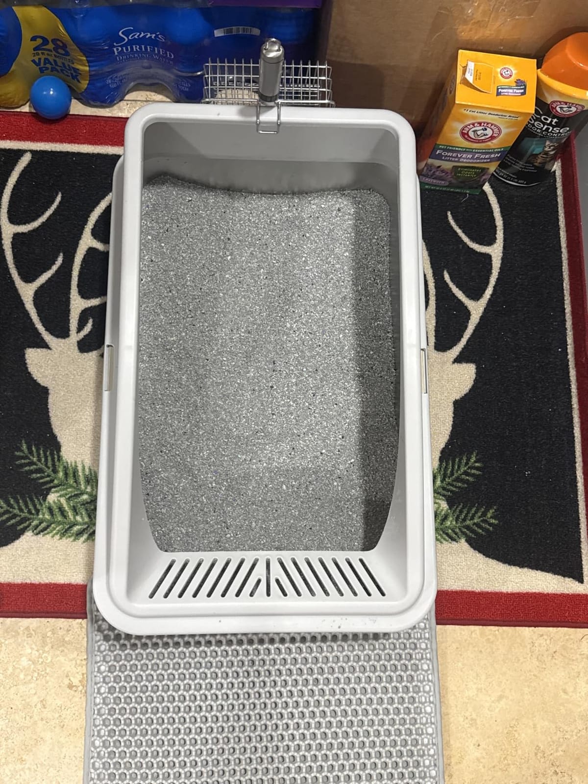 AIPERRO Stainless Steel Litter Box | XL Enclosed Cat Litter Boxes with Lid customer photo 2