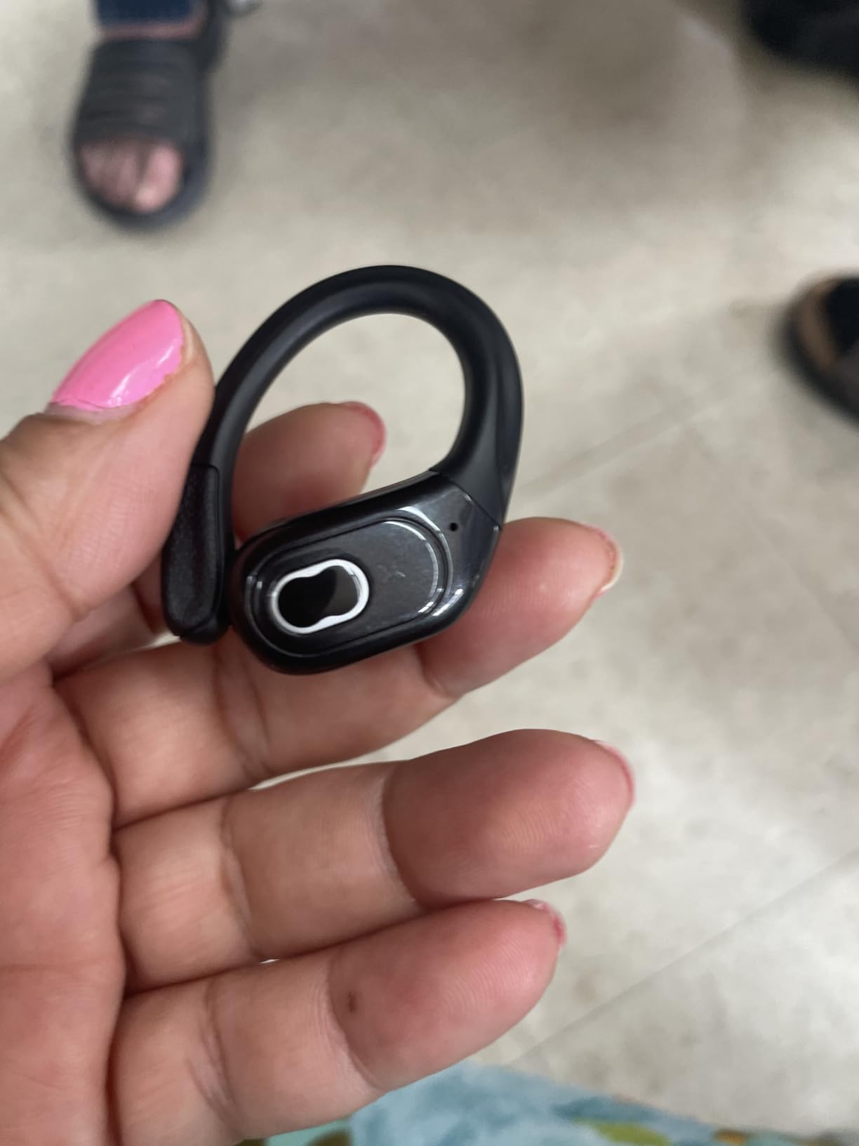 Wireless Earbuds 75H Bluetooth 5.4 Sport Headphones with Earhooks, Black | IPX7 Waterproof In-ear Buds Feature ENC Noise Cancelling Mic & Deep Bass. Stereo Sound Device for Gym Running Workout customer photo 2