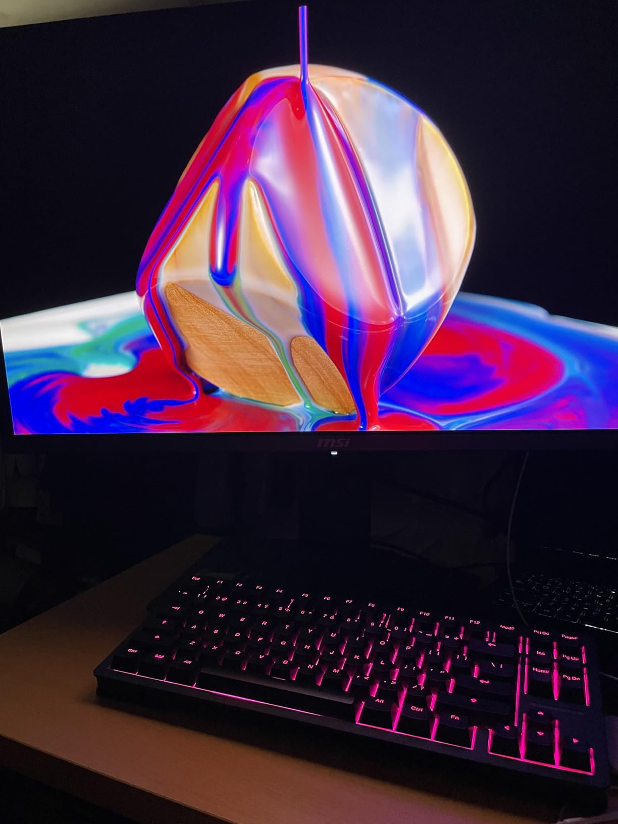 msi MPG 271QRX QD-OLED, 27 OLED Gaming Monitor, 2560 x 1440 (QHD), 0.03ms Response time, 360Hz, True Black HDR 400, HDMI, DP Port, USB Type C, Tilt, Height, Black customer photo 1