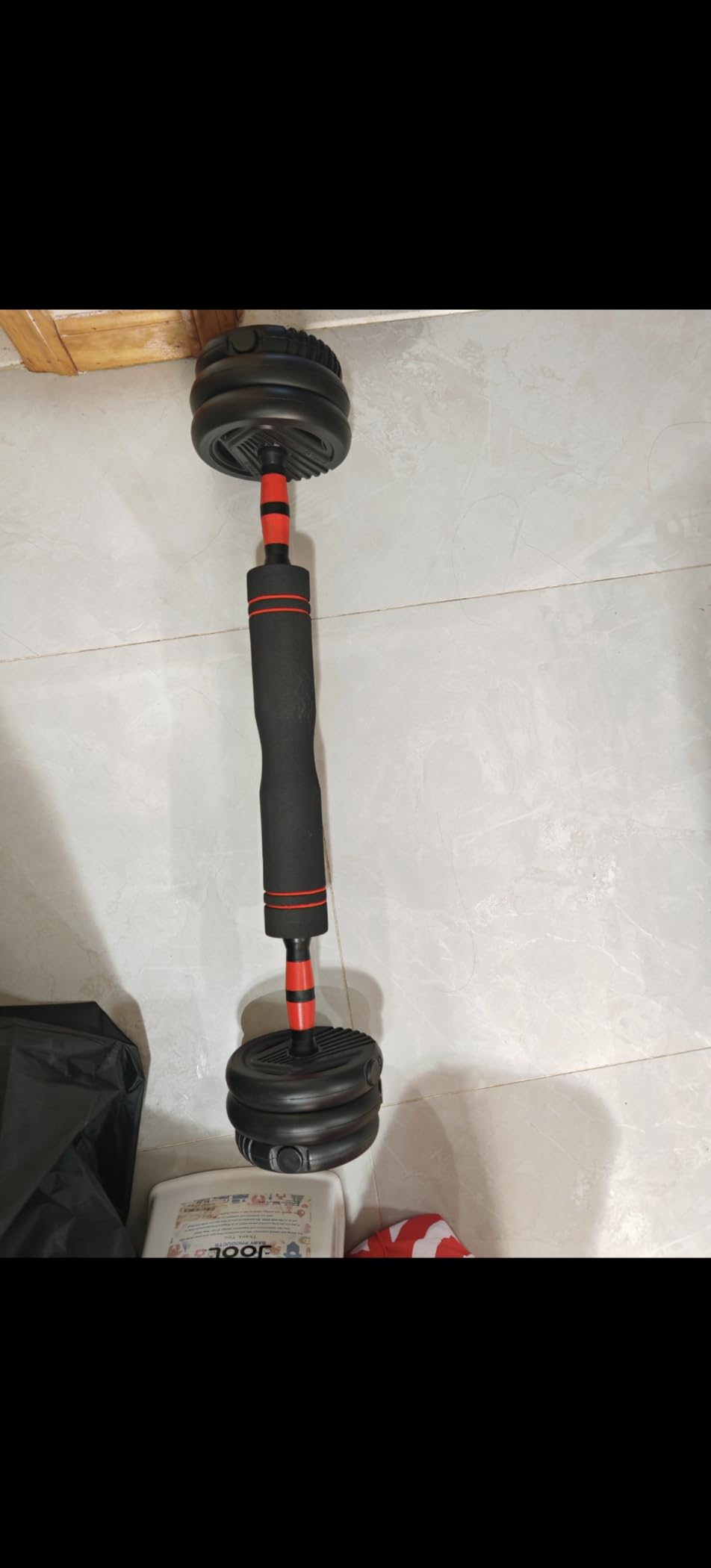 Adjustable Dumbbell set,20/30/45/70/90lbs Free Weight Set customer photo 1