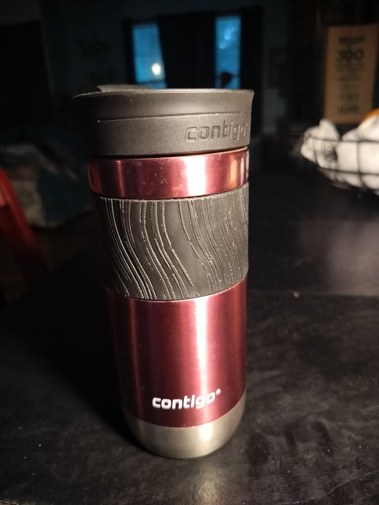 Contigo Byron 2.0 Stainless Steel Travel Mug with Snapseal Lid and Grip 20oz, Blueberry, Great for hot and cold beverages customer photo 1