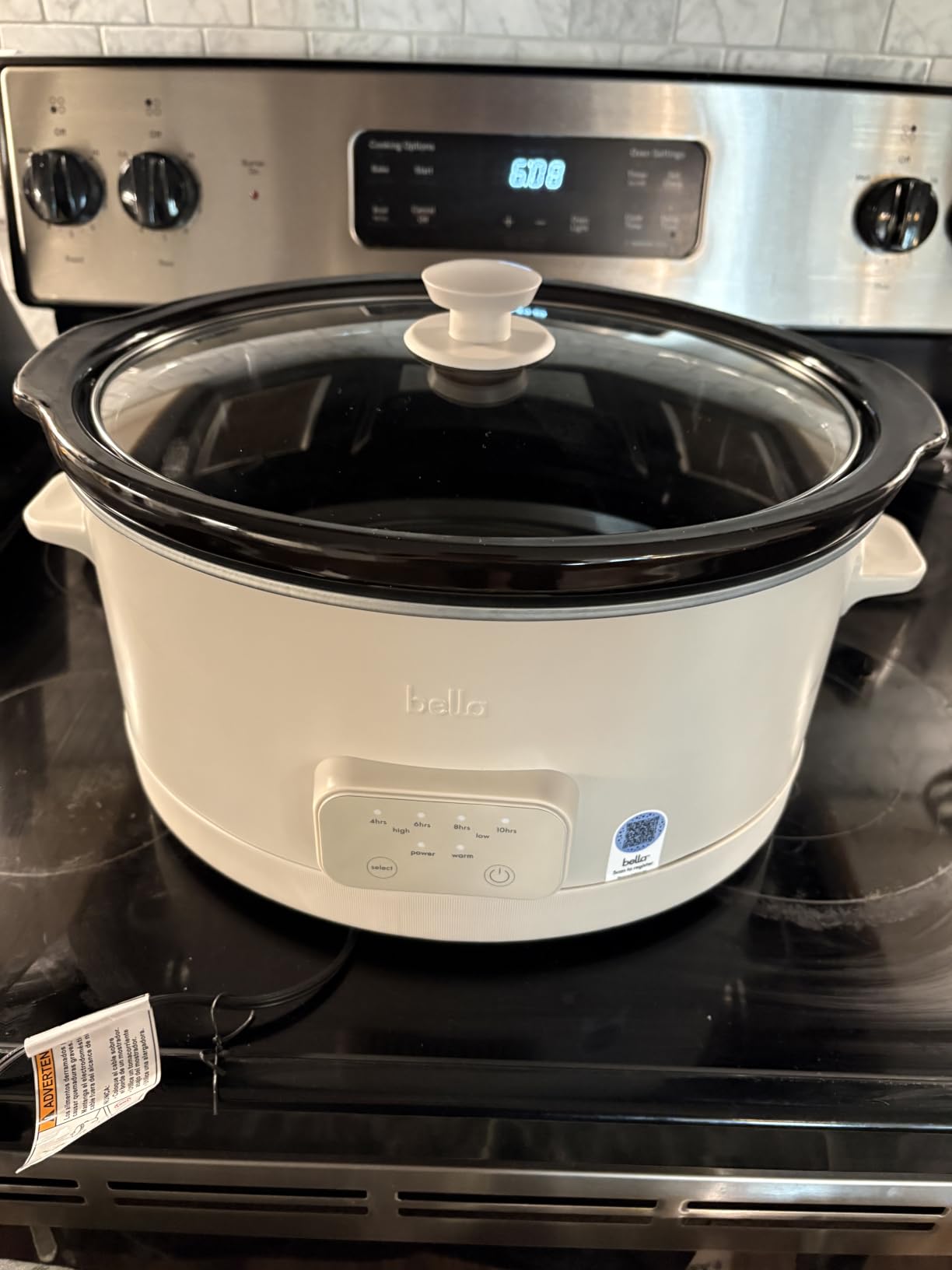 bella SAVOR 6qt Programmable Non-Toxic Slow Cooker, Surf customer photo 2