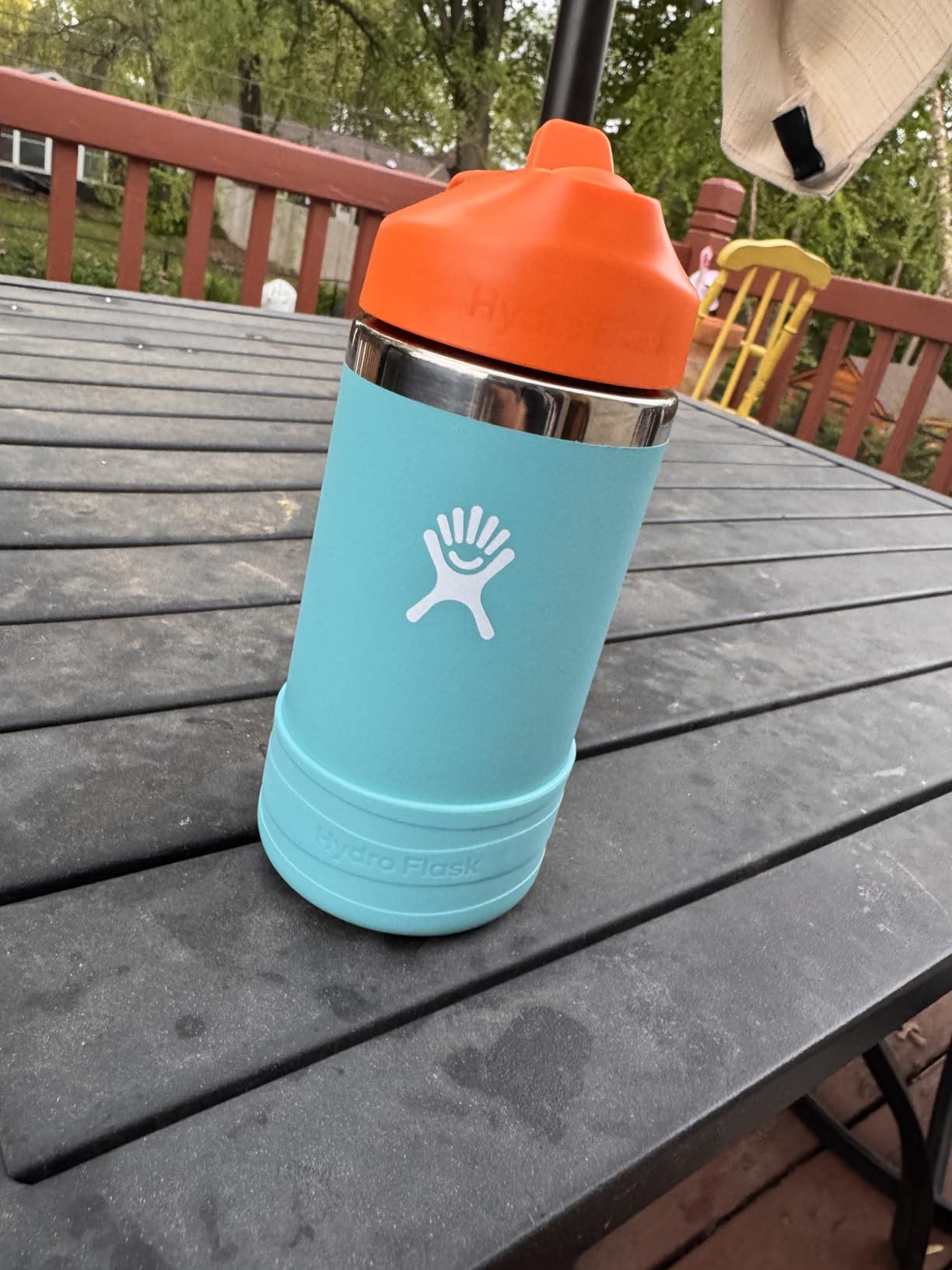 Hydro Flask Kids Water Bottle for School - Stainless Steel and Insulated with Straw Cap - 12 Oz in Anemone Purple customer photo 1