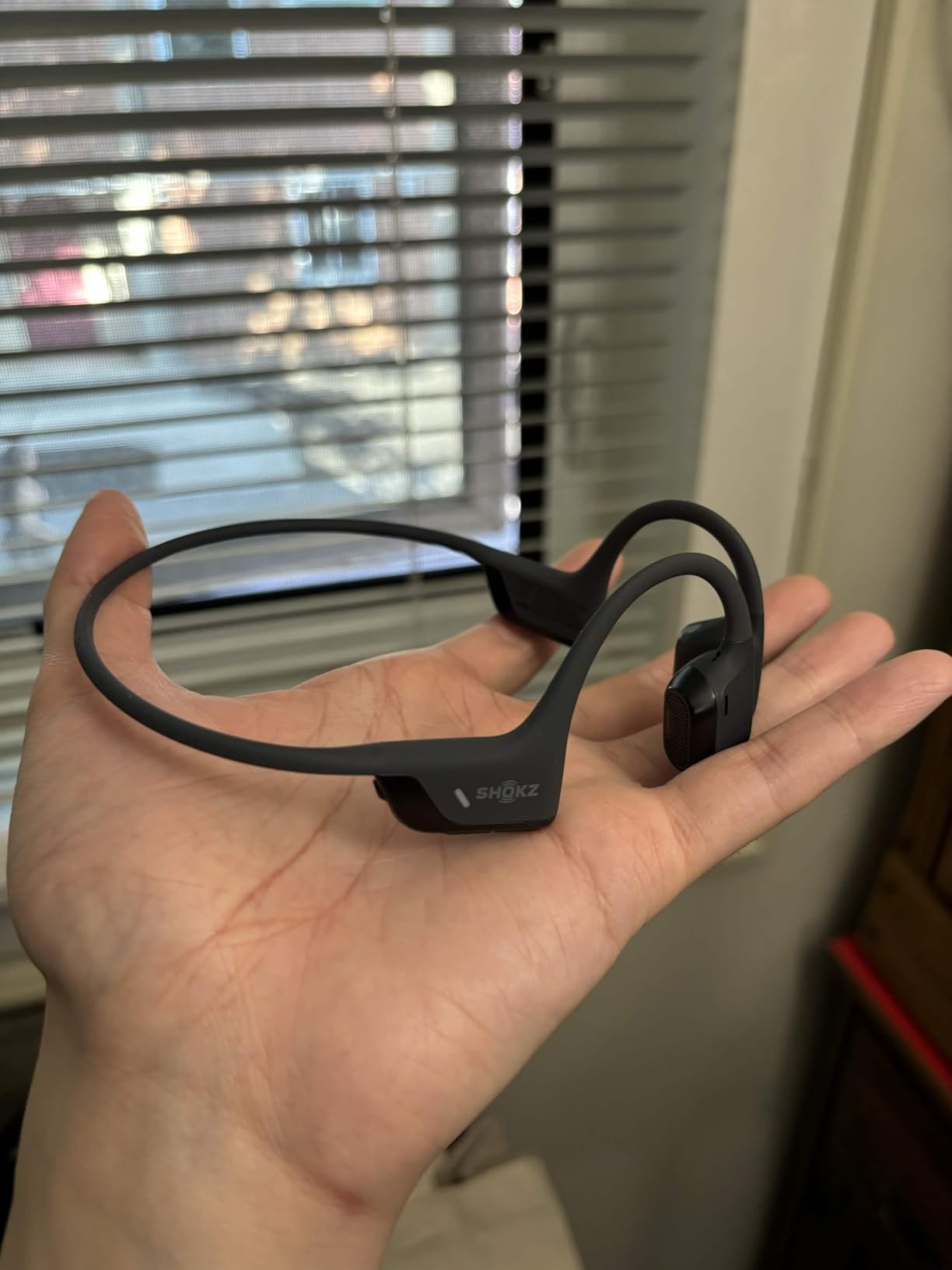 SHOKZ OpenRun Pro 2 Bone Conduction Bluetooth Sport Headphones, Black customer photo 1