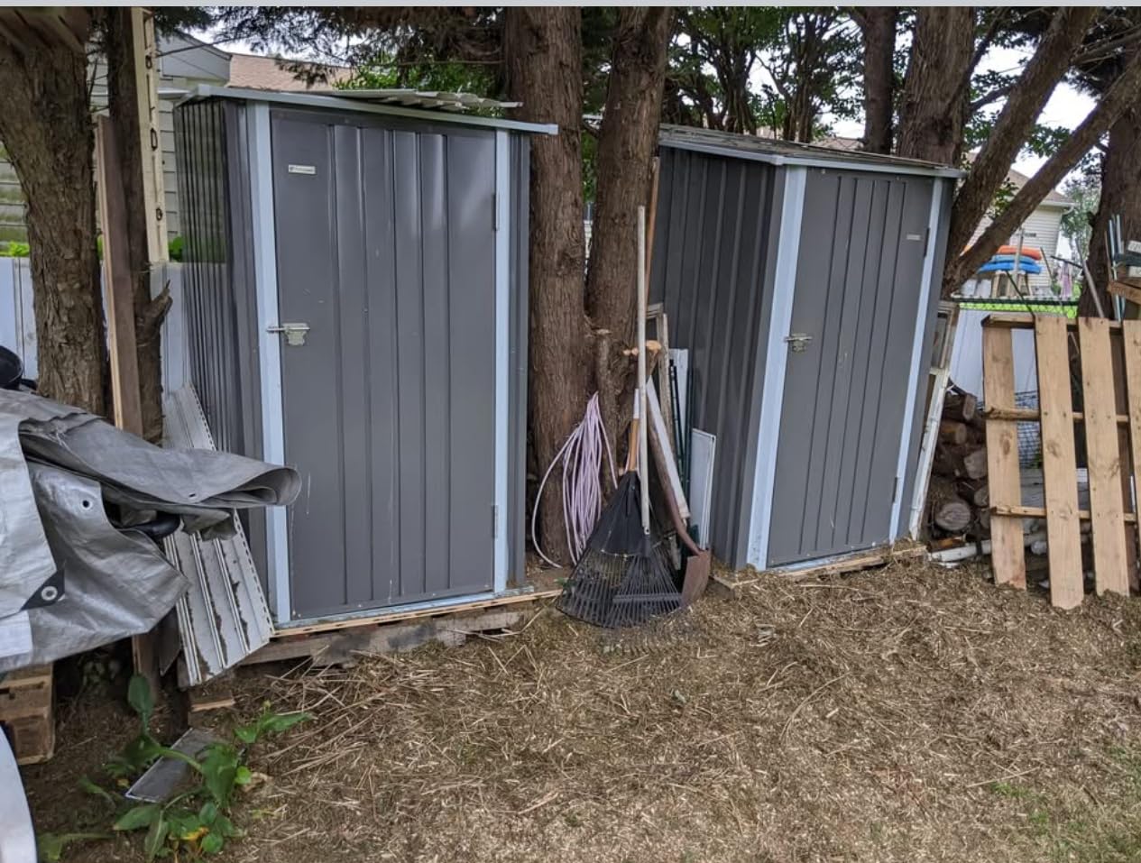 Patiowell 8x10 FT Outdoor Storage Shed, Brown customer photo 1