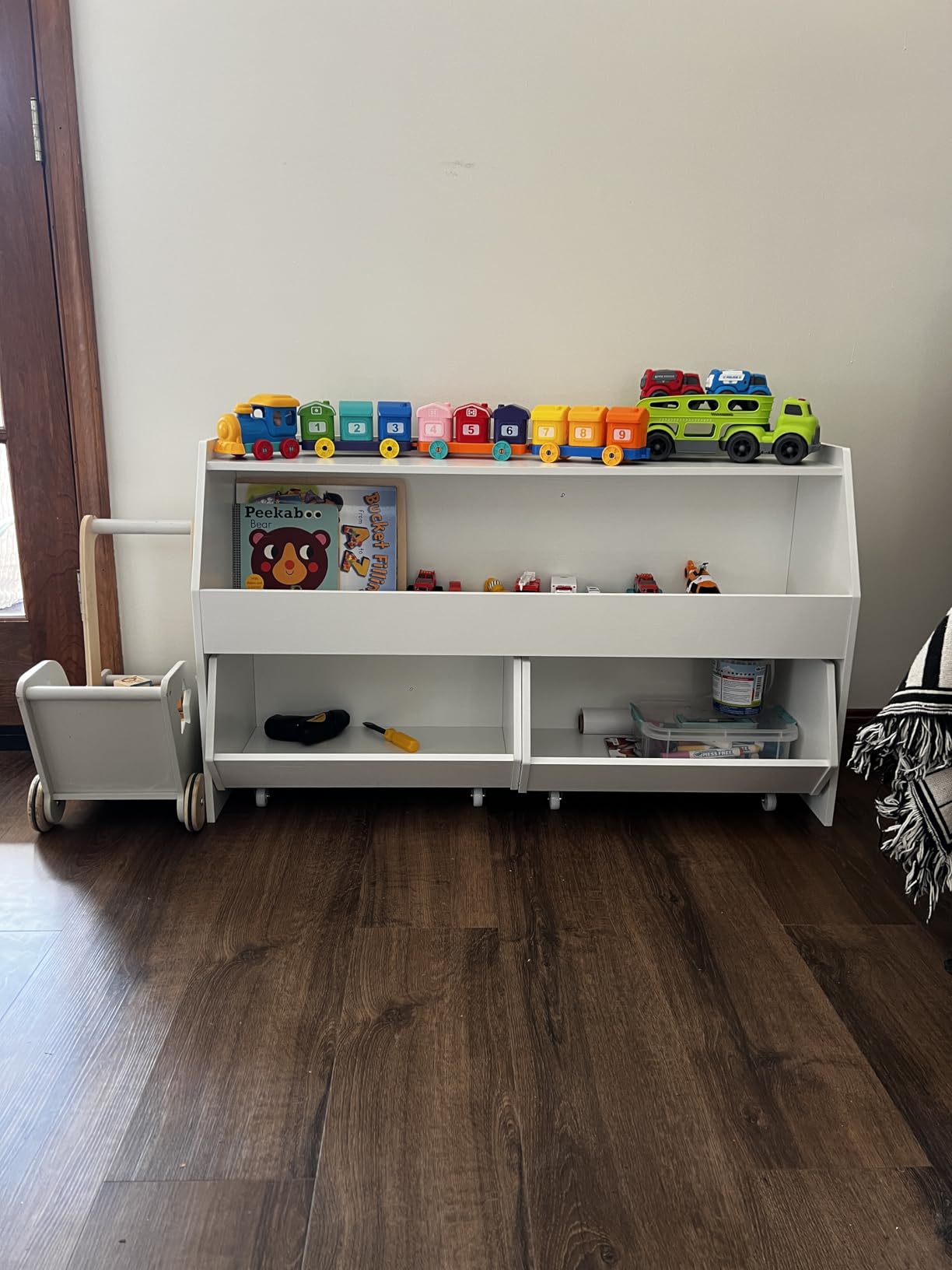 Kids Toy Storage Organizer, Kids Toy Organizer, Playroom Organization customer photo 1