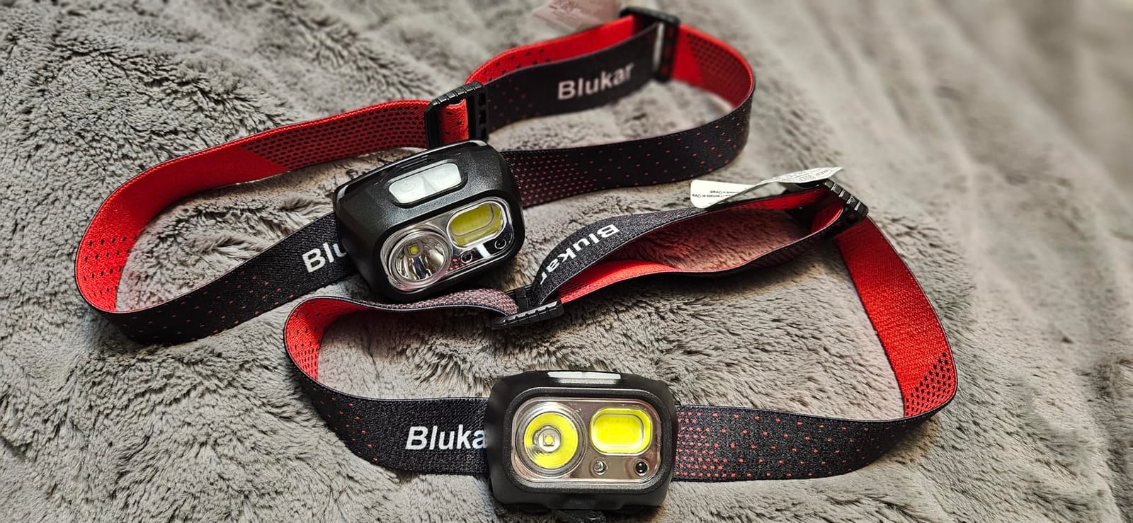 Blukar LED Headlamp Rechargeable, 2000L Super Bright Headlight Flashlight customer photo 2