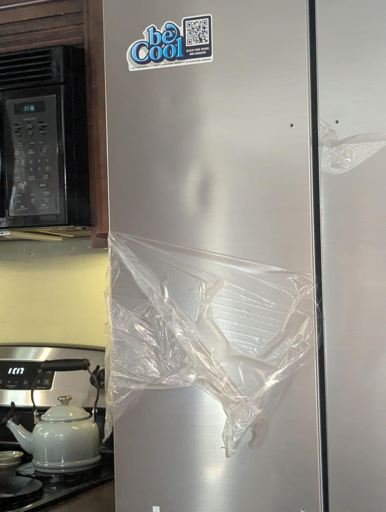 BLACK+DECKER 17 Cu. Ft. Convertible Freezer Refrigerator, BUC1700XB, Black customer photo 1