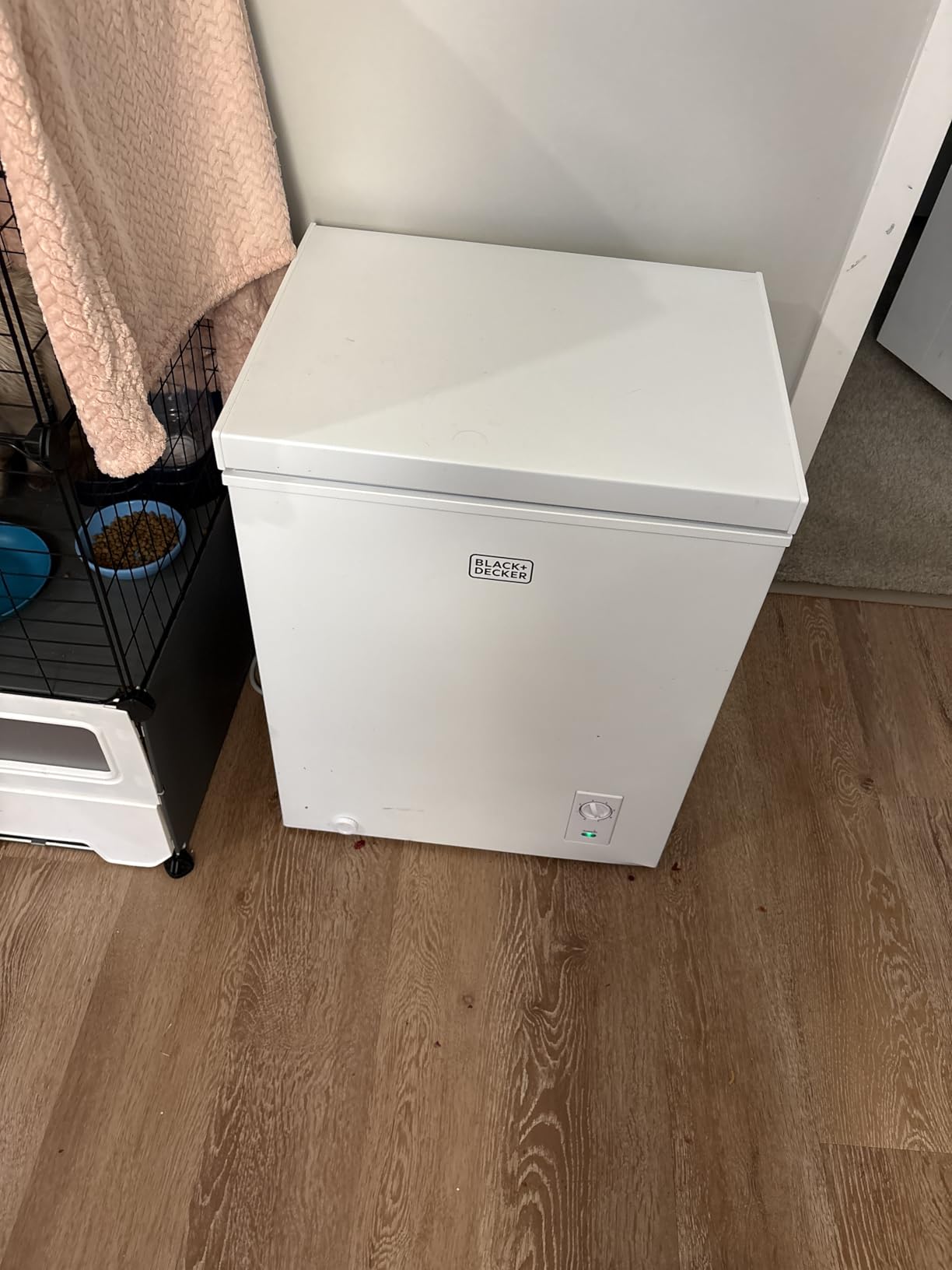 BLACK+DECKER 16.2 Cu. Ft. Chest Freezer, R600a Refrigerant, BCF1620E, White customer photo 2
