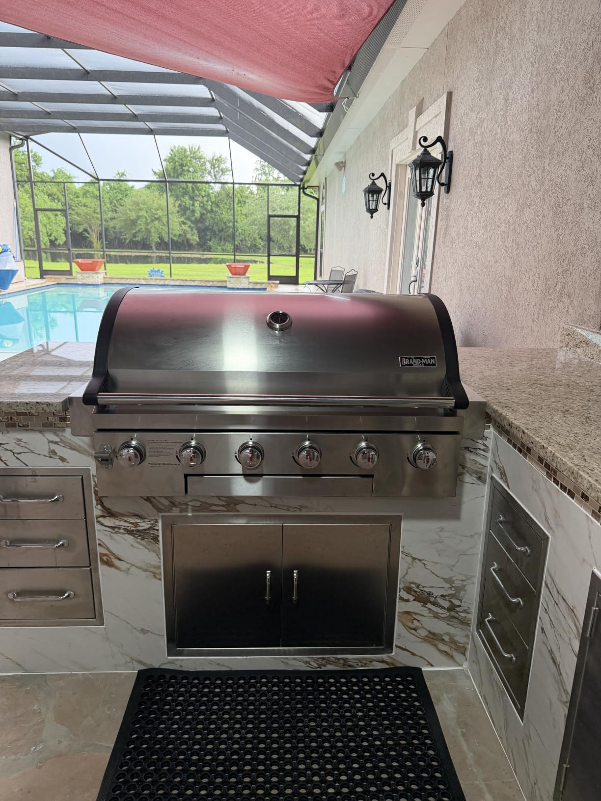 Brand-Man Built-In Gas Grill Head, 30-Inch 4-Burner Outdoor Kitchen Grill customer photo 1