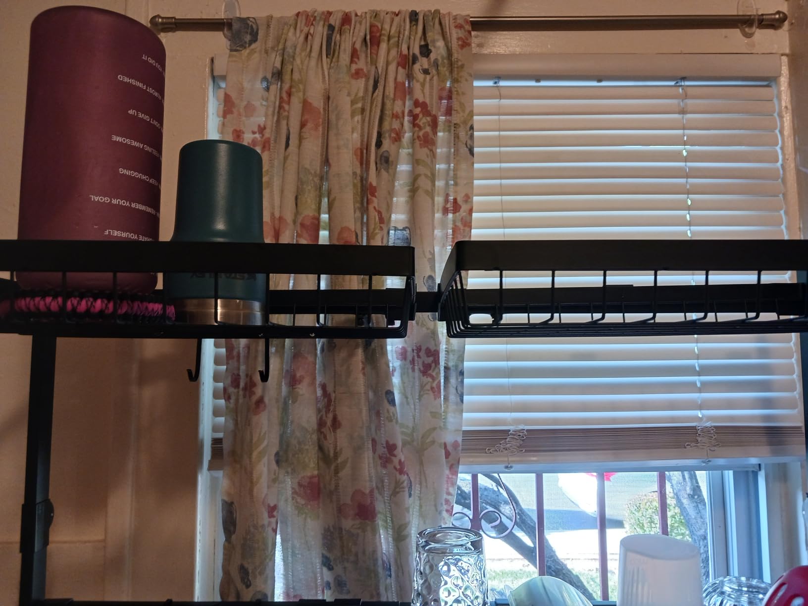 ADBIU Over The Sink Dish Drying Rack (Expandable Height and Length) Snap-On Design 2 Tier Large Dish Rack customer photo 1