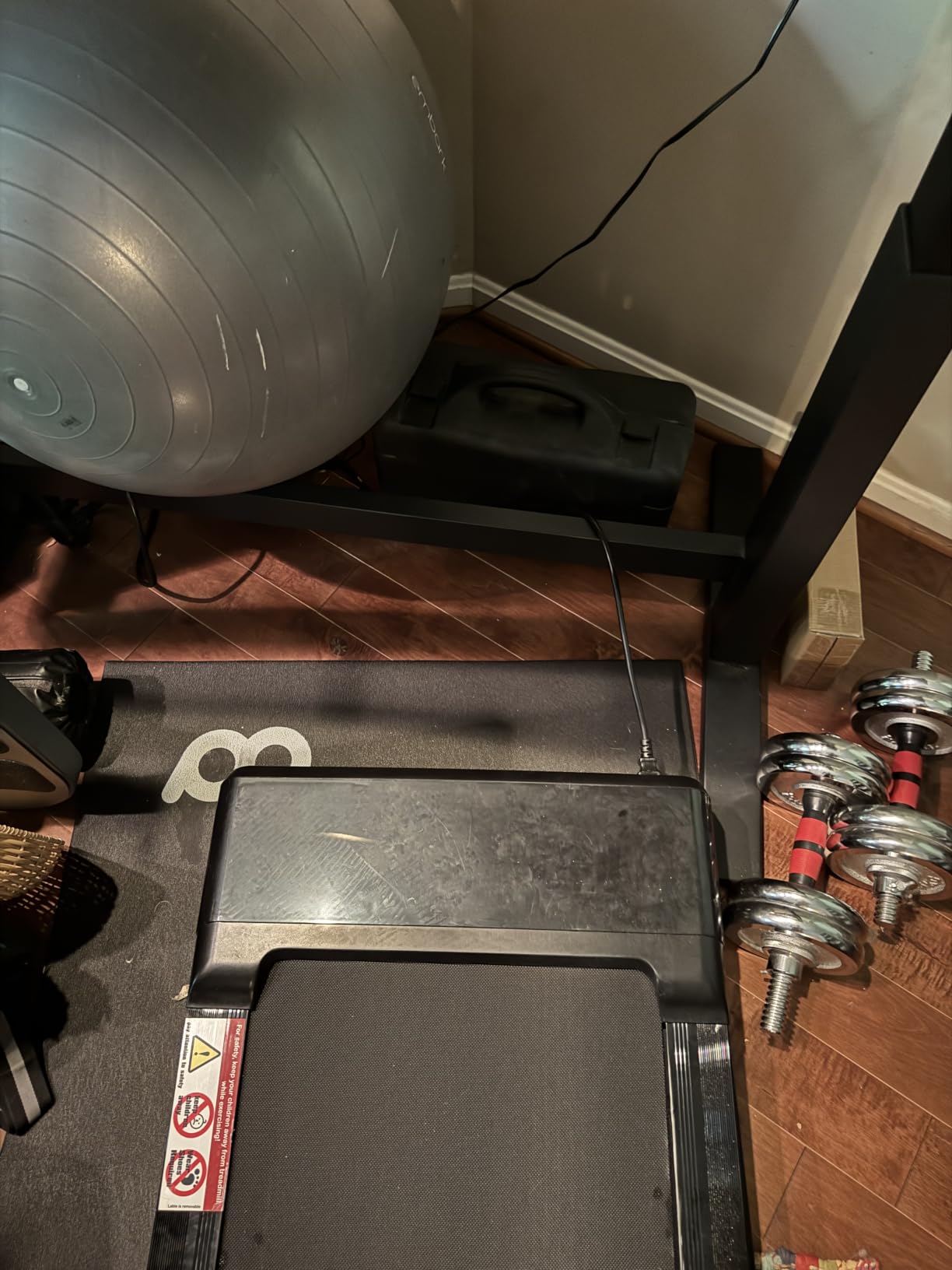 Walking Pad Treadmill 12% Auto Incline, Under Desk Treadmill customer photo 2