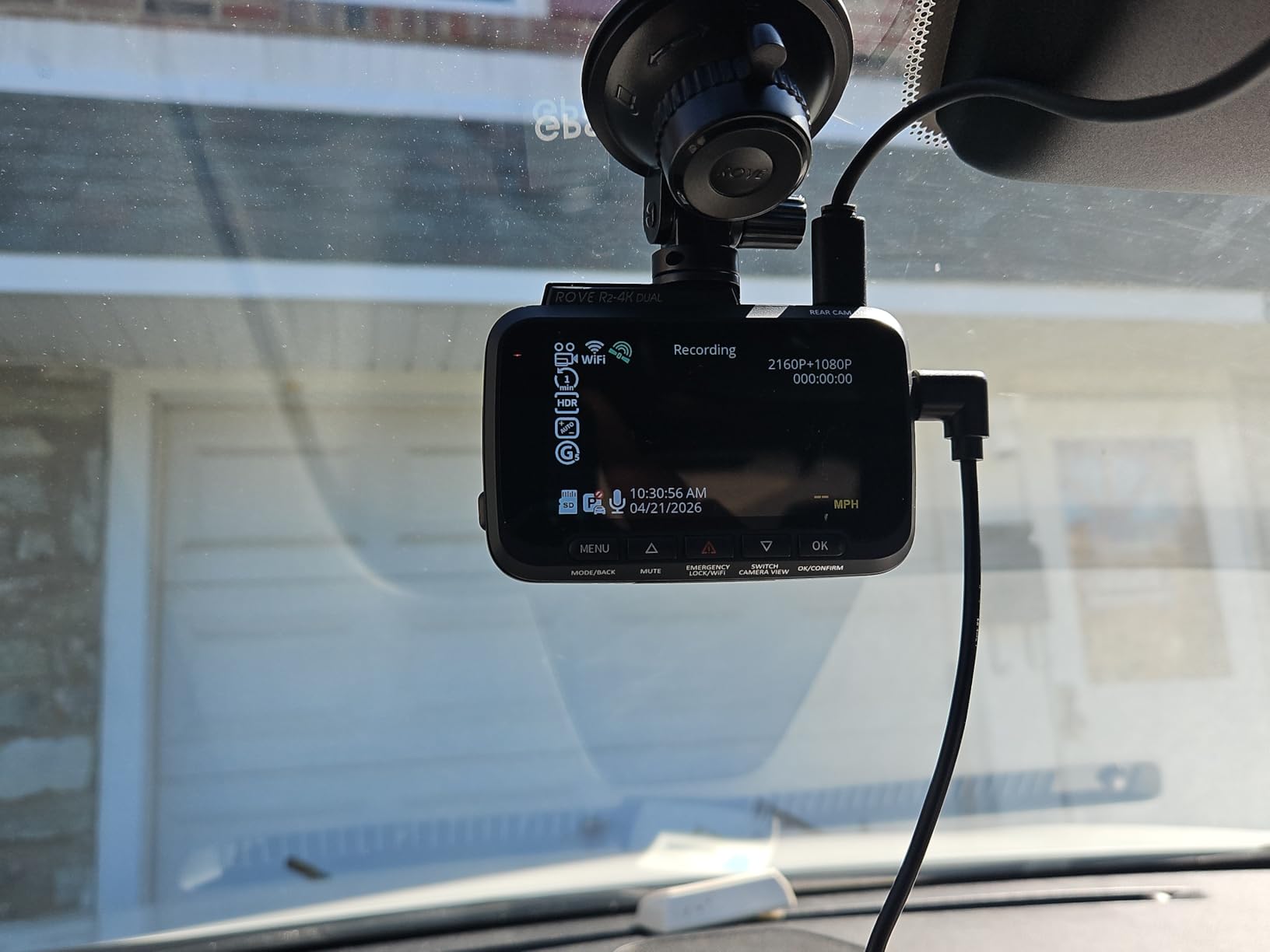 ROVE R2-4K Dual Dash Cam Front and Rear, STARVIS 2 Sensor, Free 128GB Card customer photo 1