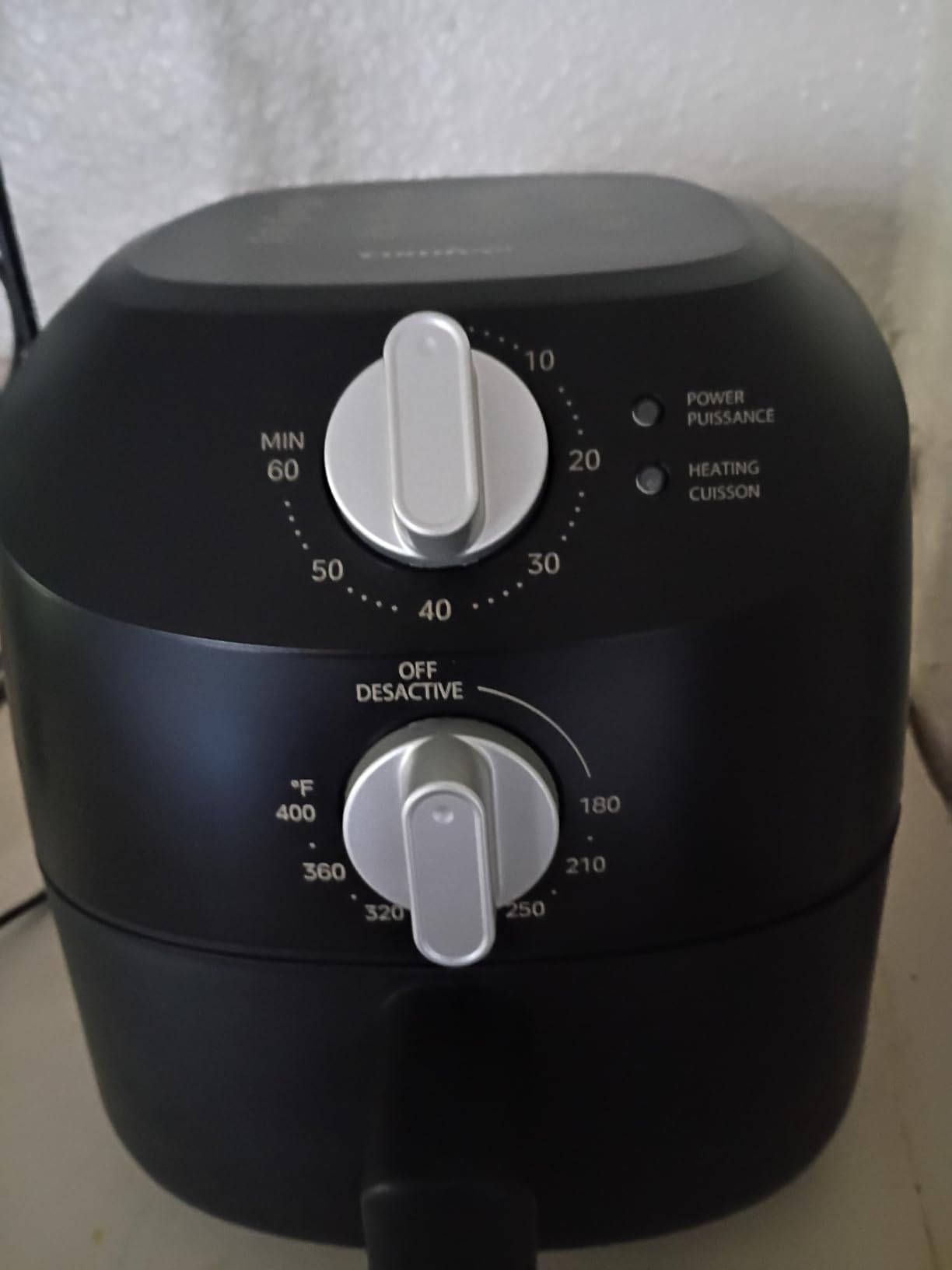 COMFEE' Compact 2.1-Quart Mini Air Fryer for Small Kitchens, Black customer photo 1