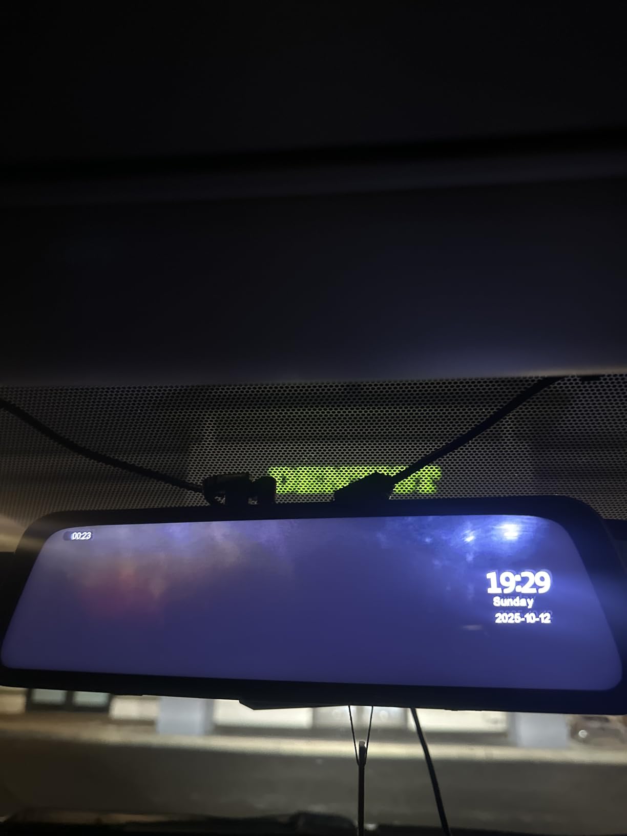 4K+2.5K Rearview Mirror Dual Dash Cam for Cars, Night Vision WiFi customer photo 1
